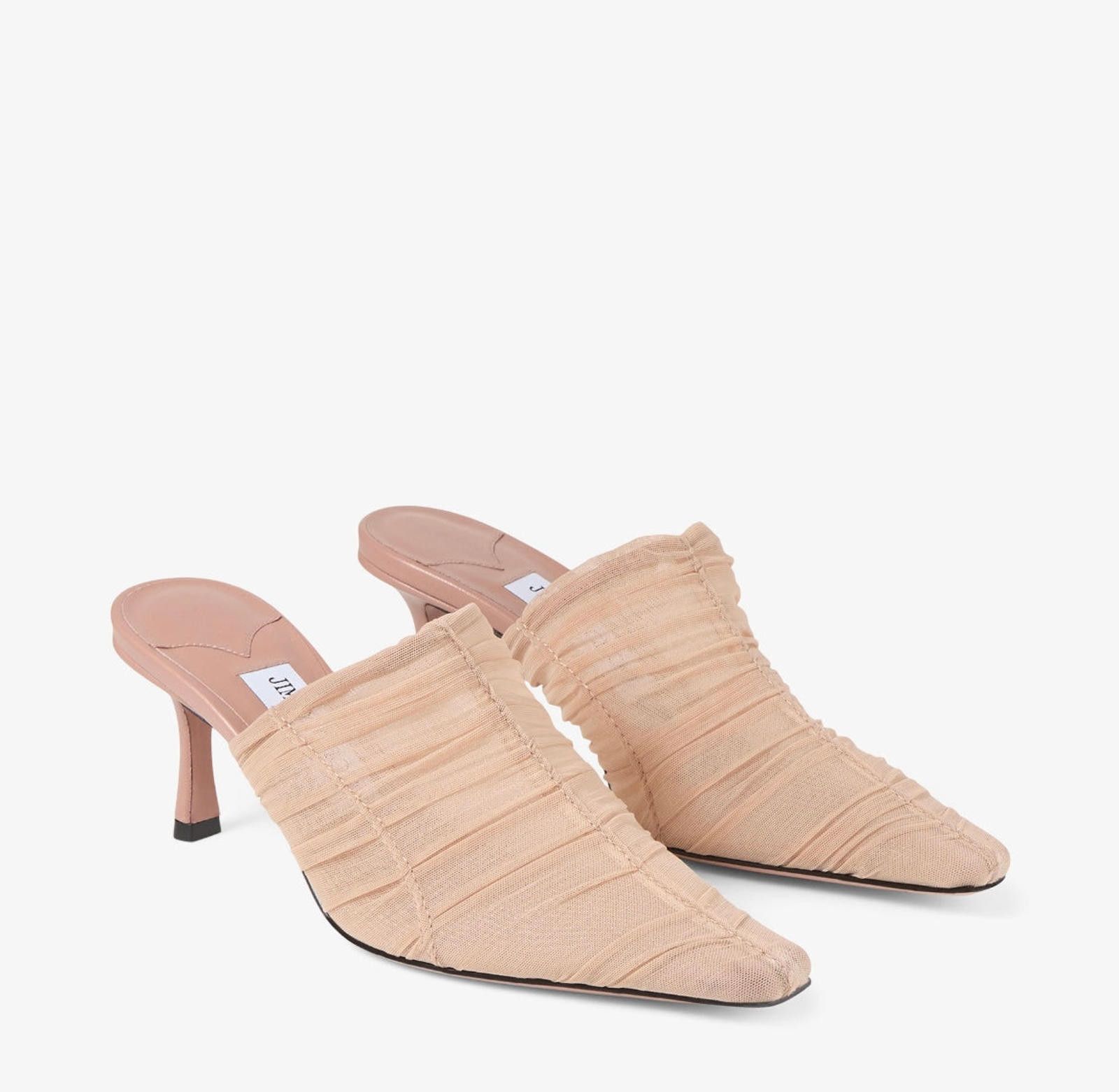 Jimmy Choo Jimmy Choo Lotta 65 Mules Size US 7.5 / IT 37.5 - 2 Thumbnail