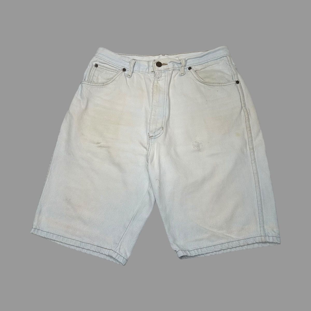 Vintage Vintage faded out 1980s Jean shorts Size US 30 / EU 46 - 1 Thumbnail