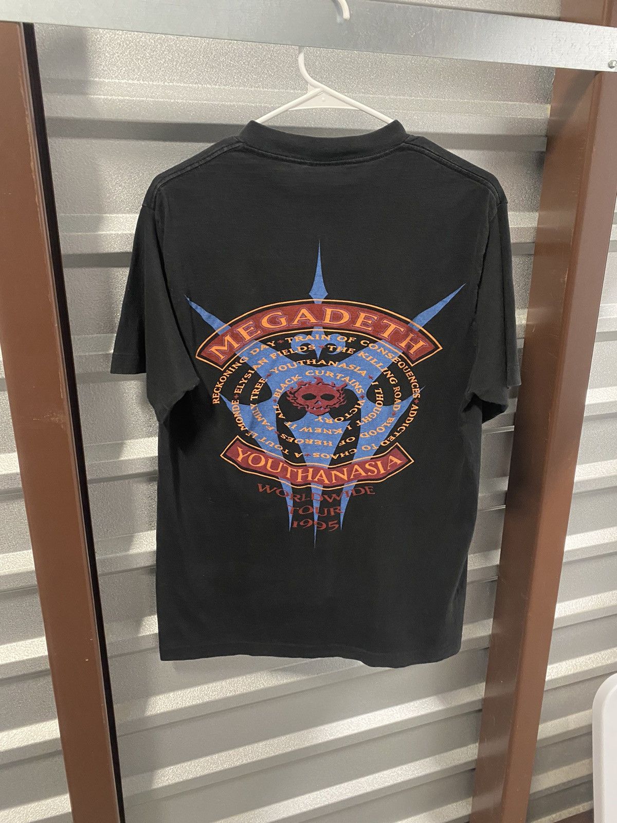 Band Tees × Vintage 1994 Megadeath Youthanasia Tour Shirt Size US L / EU 52-54 / 3 - 5 Thumbnail