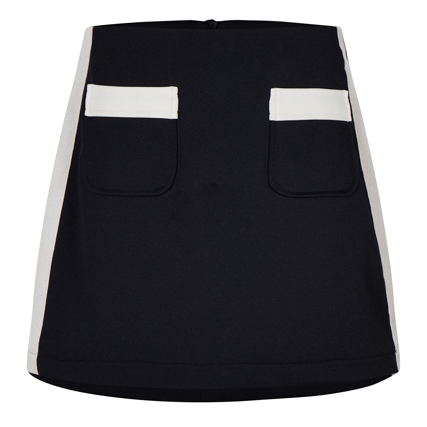 Palm Angels o1g2r1mq0425 Mini Skirt in Black & White Size 27" / US 4 / IT 40 - 1 Thumbnail