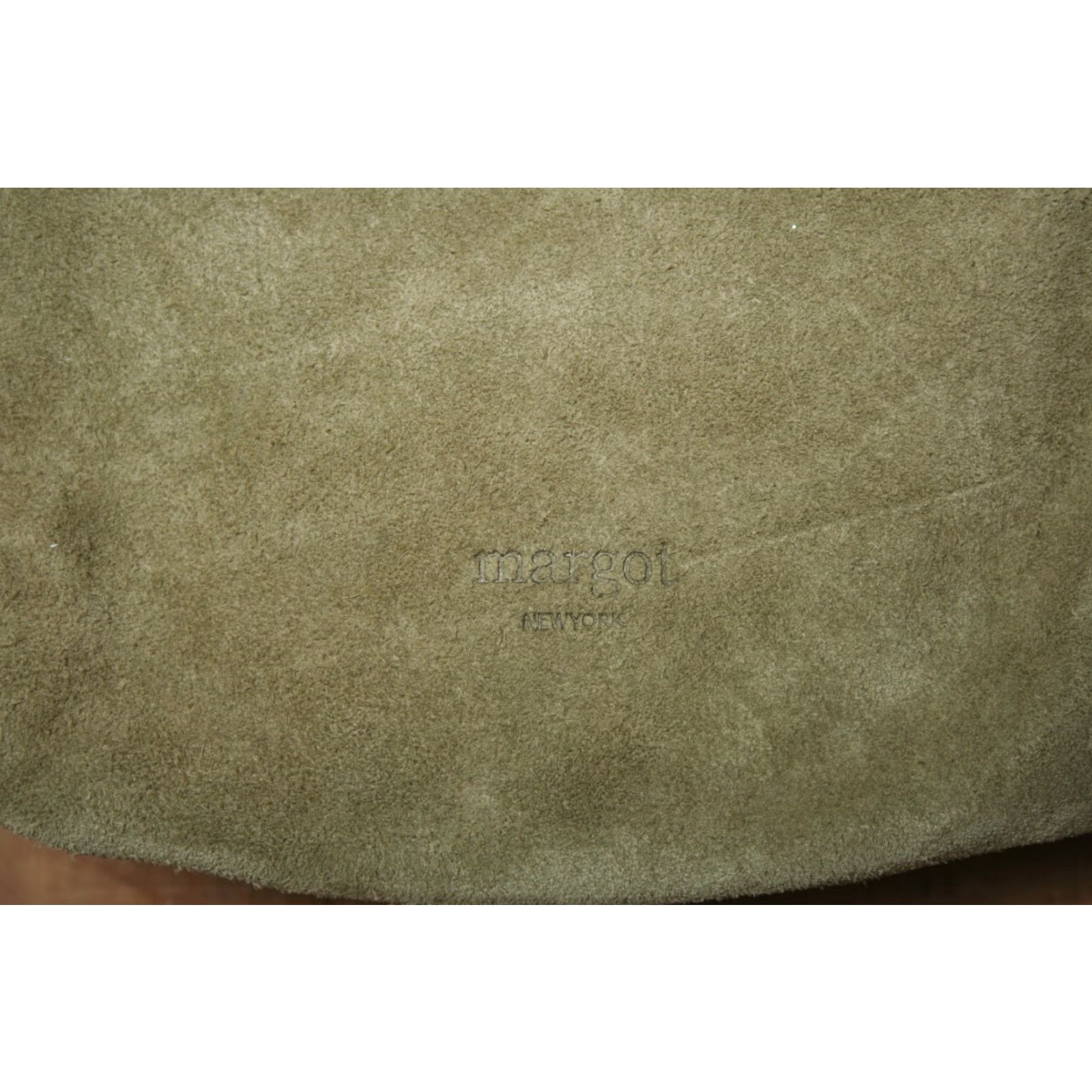 Olive MARGOT Remy Olive Green Suede Adjustable Crossbody Shoulder Hobo Bag Purse Purse Size ONE SIZE - 3 Thumbnail