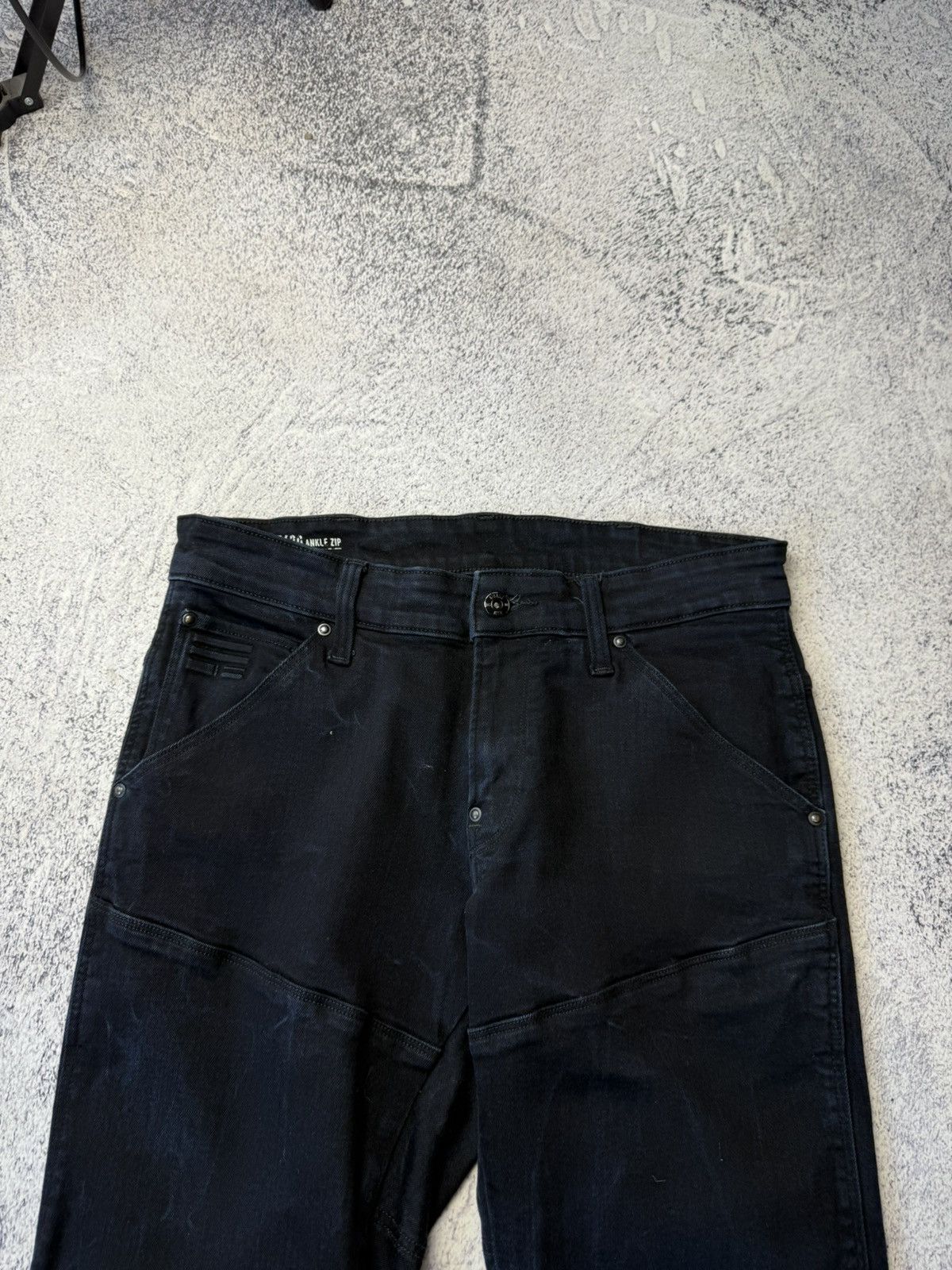G-Star Vintage G Star Ankle Zip Pants 3D Super Slim Size US 30 / EU 46 - 13 Thumbnail