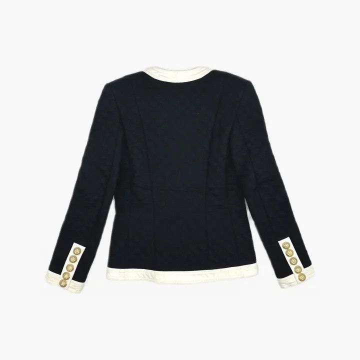 Balmain Balmain Classic Gold Button Black Jacket -2507 Size M / US 6-8 / IT 42-44 - 1 Thumbnail