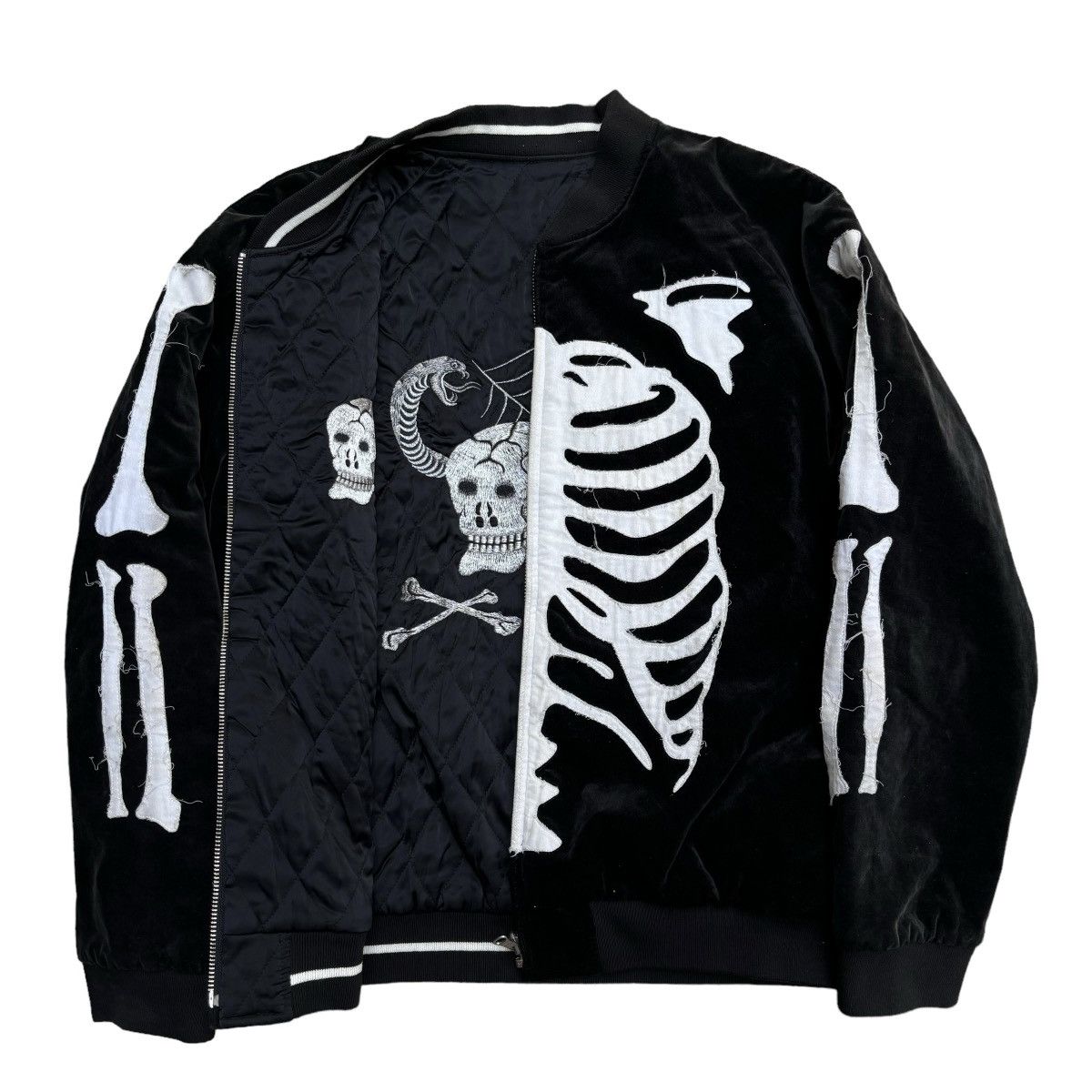 Japanese Brand John's by Johnny BONE SKAJAN 18AW-JKL-002-J Size US L / EU 52-54 / 3 - 2 Thumbnail