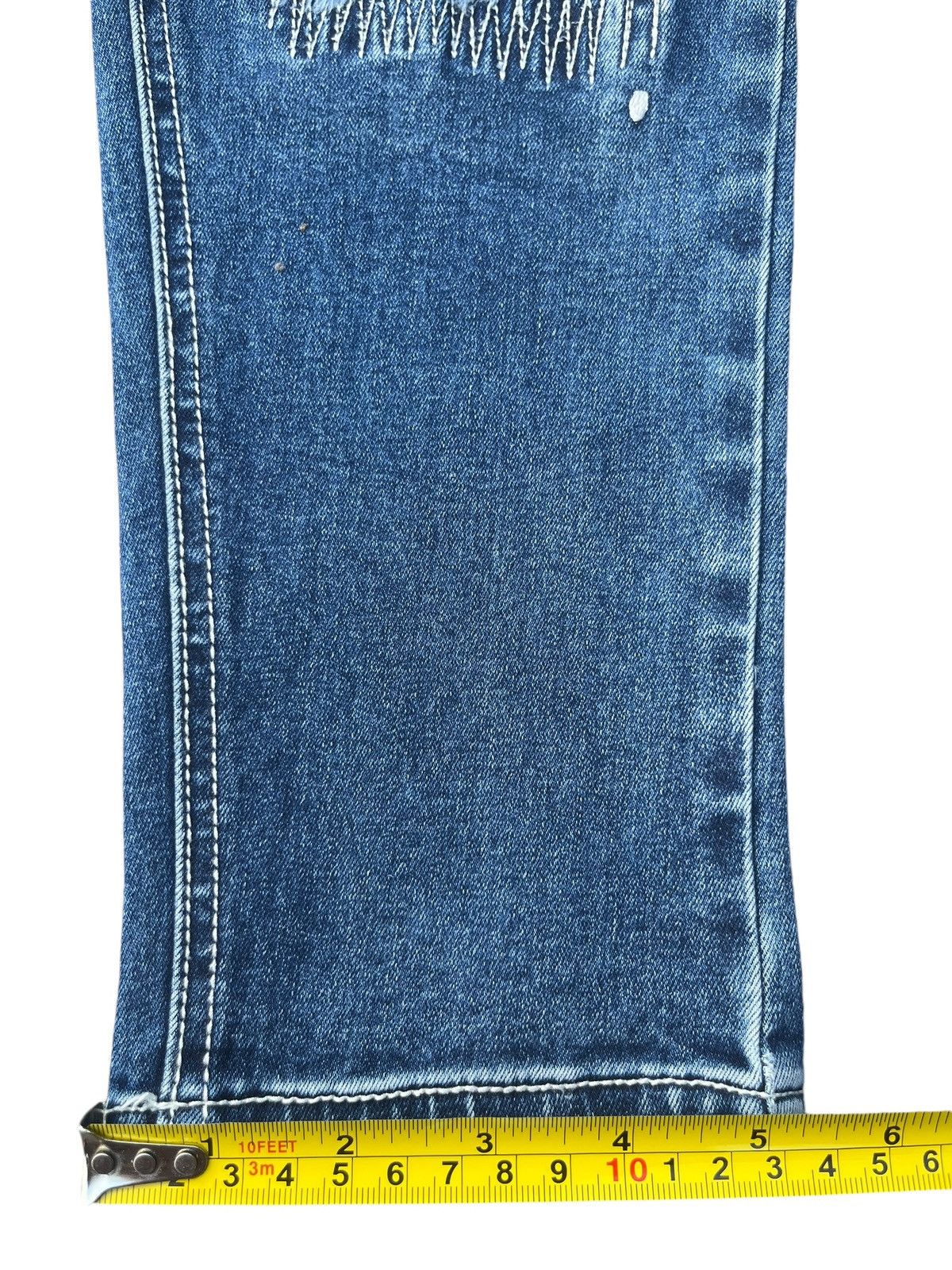 Japanese Brand Vintage Japanese Brand Barracuda Distressed Skinny Jeans Size US 29 - 14 Thumbnail