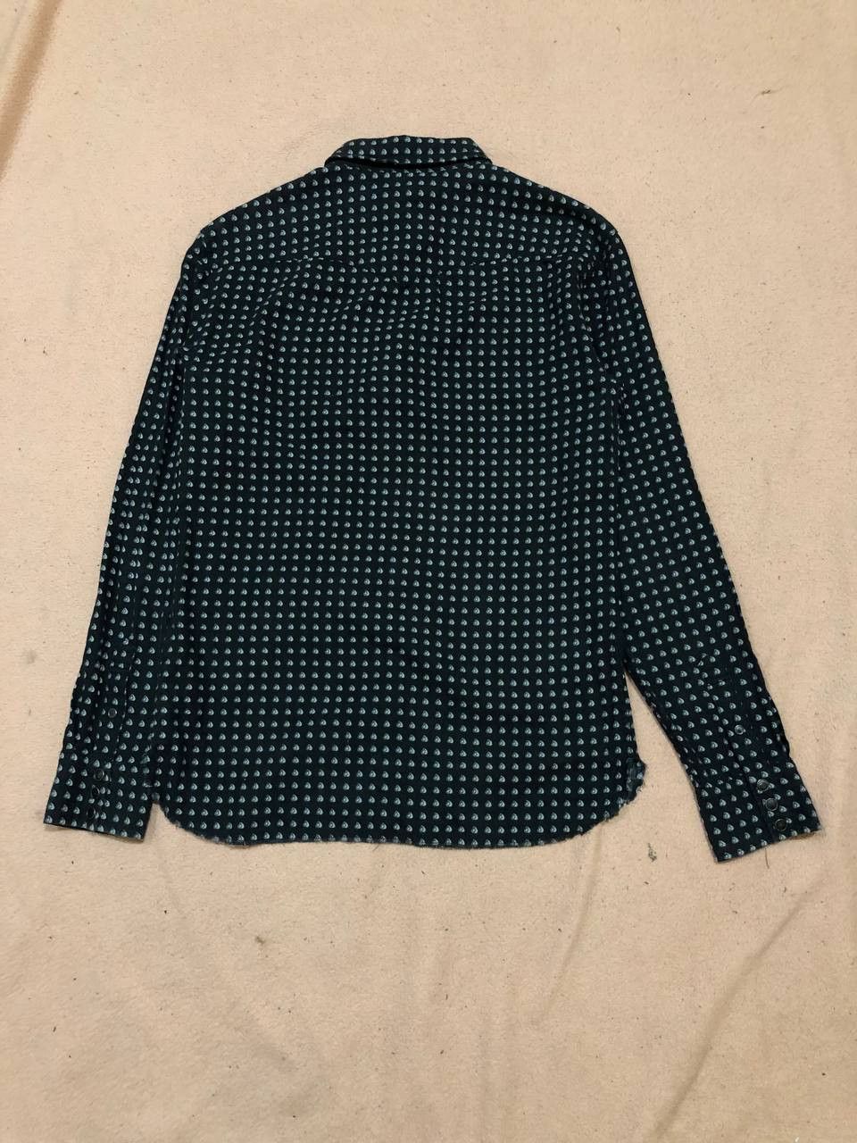 Allsaints Vintage Allsaints black print shirt crazy Y2K streetwear Size US XS / EU 42 / 0 - 11 Thumbnail