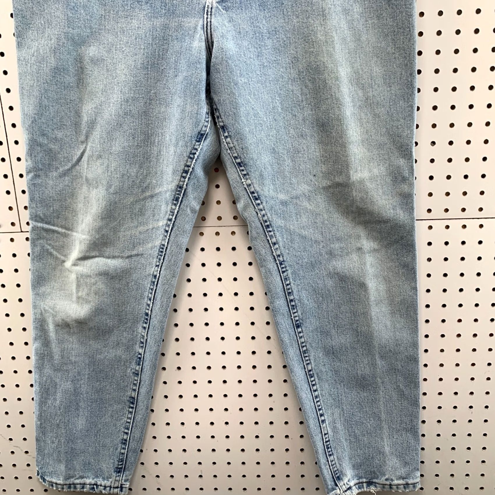 Lee Vintage LEE Riveted Blue Denim Jeans Womens Size 18 Fits 35x29.5 Tapered USA Size 40" / US 18 - 6 Thumbnail