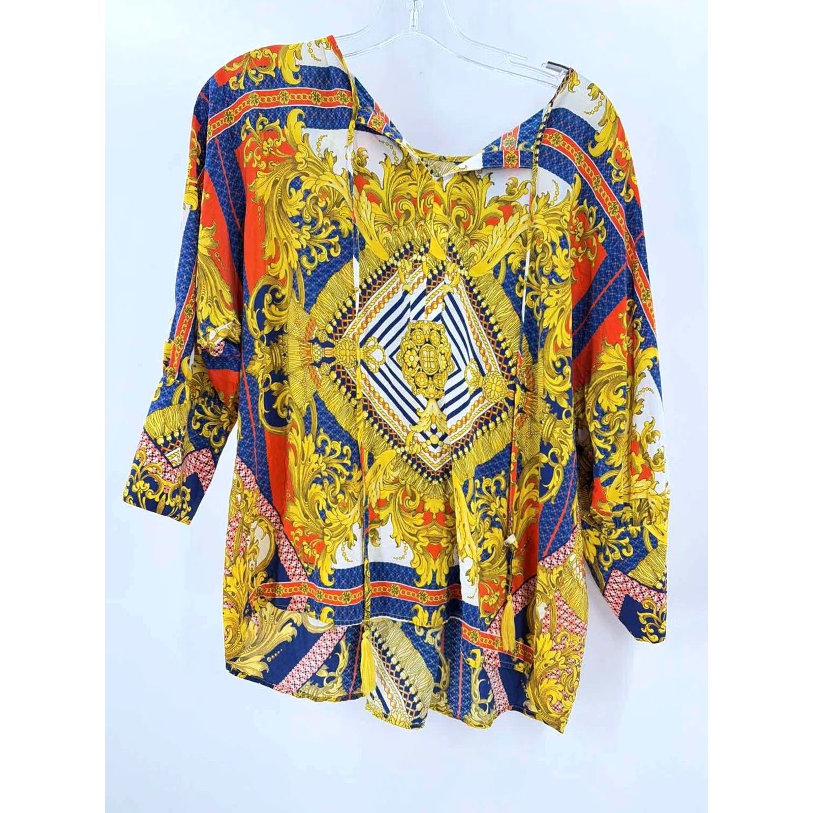Vintage Hale Bob Yellow Blouse Size Medium Size M / US 6-8 / IT 42-44 - 4 Thumbnail