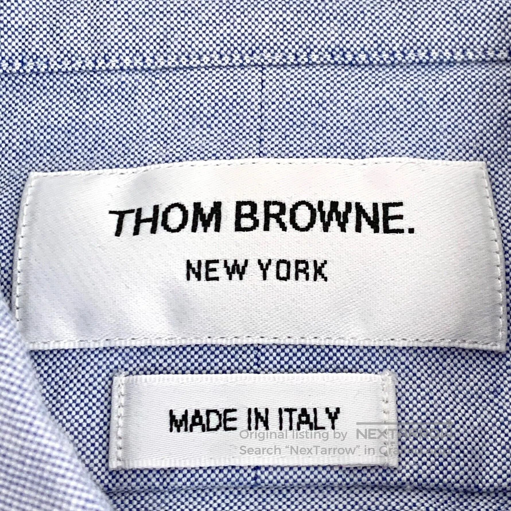 Thom Browne Thom Browne Oxford Cotton Long Sleeve Shirt. Size US S / EU 44-46 / 1 - 7 Thumbnail
