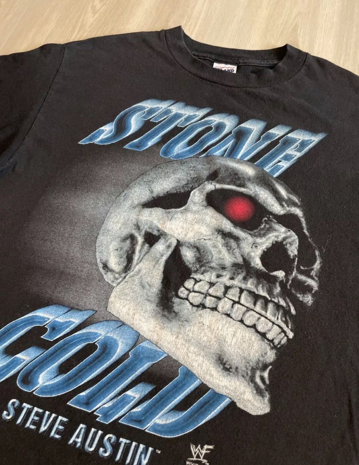 Vintage × WWE × WWF Vintage 1998 Stone Cold Steve Austin 3D Skull T mens medium Size US M / EU 48-50 / 2 - 2 Thumbnail