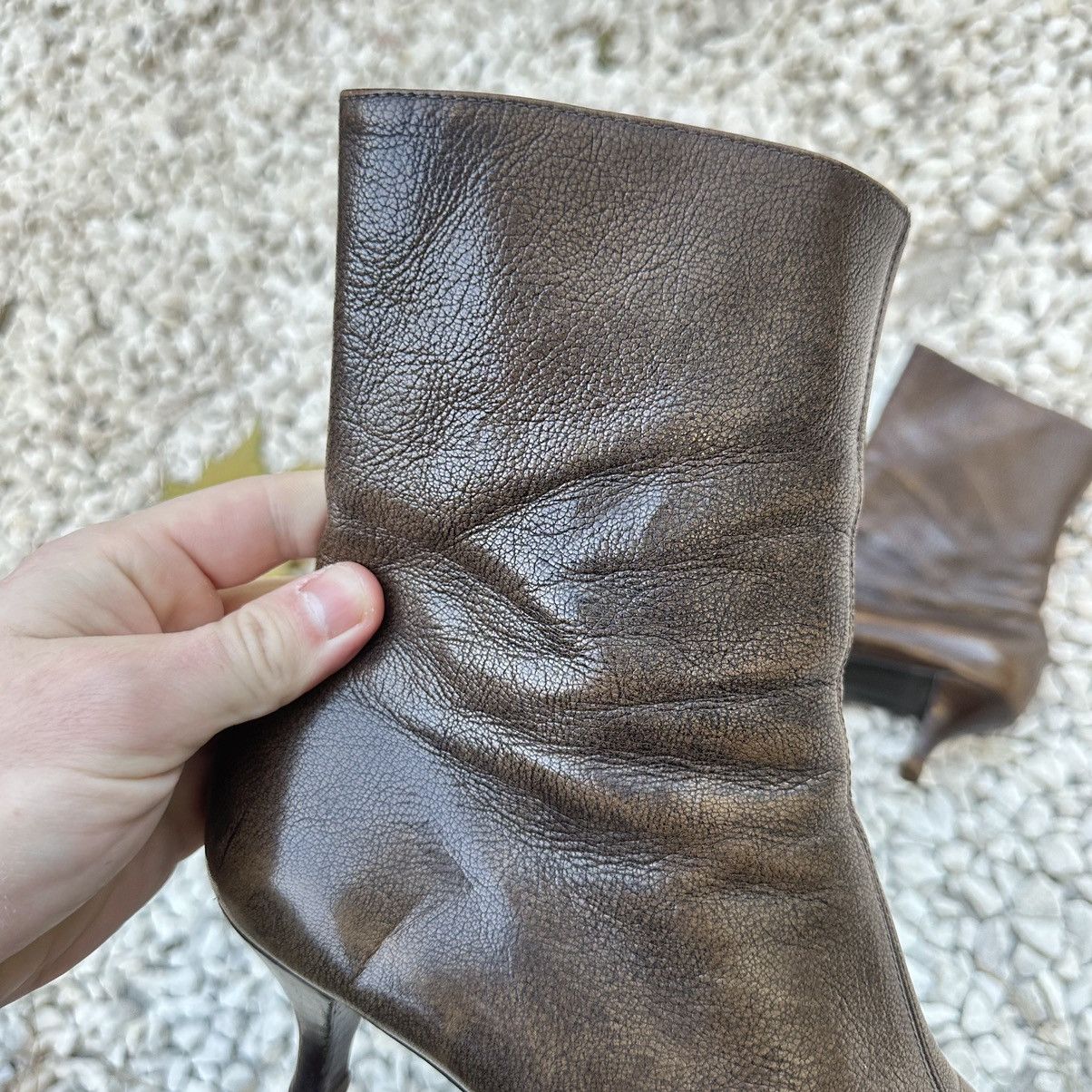 Y/Project Luxury Bally Heels Leather Shoes For Women Y2K 00s USA Size US 8 / IT 38 - 8 Thumbnail