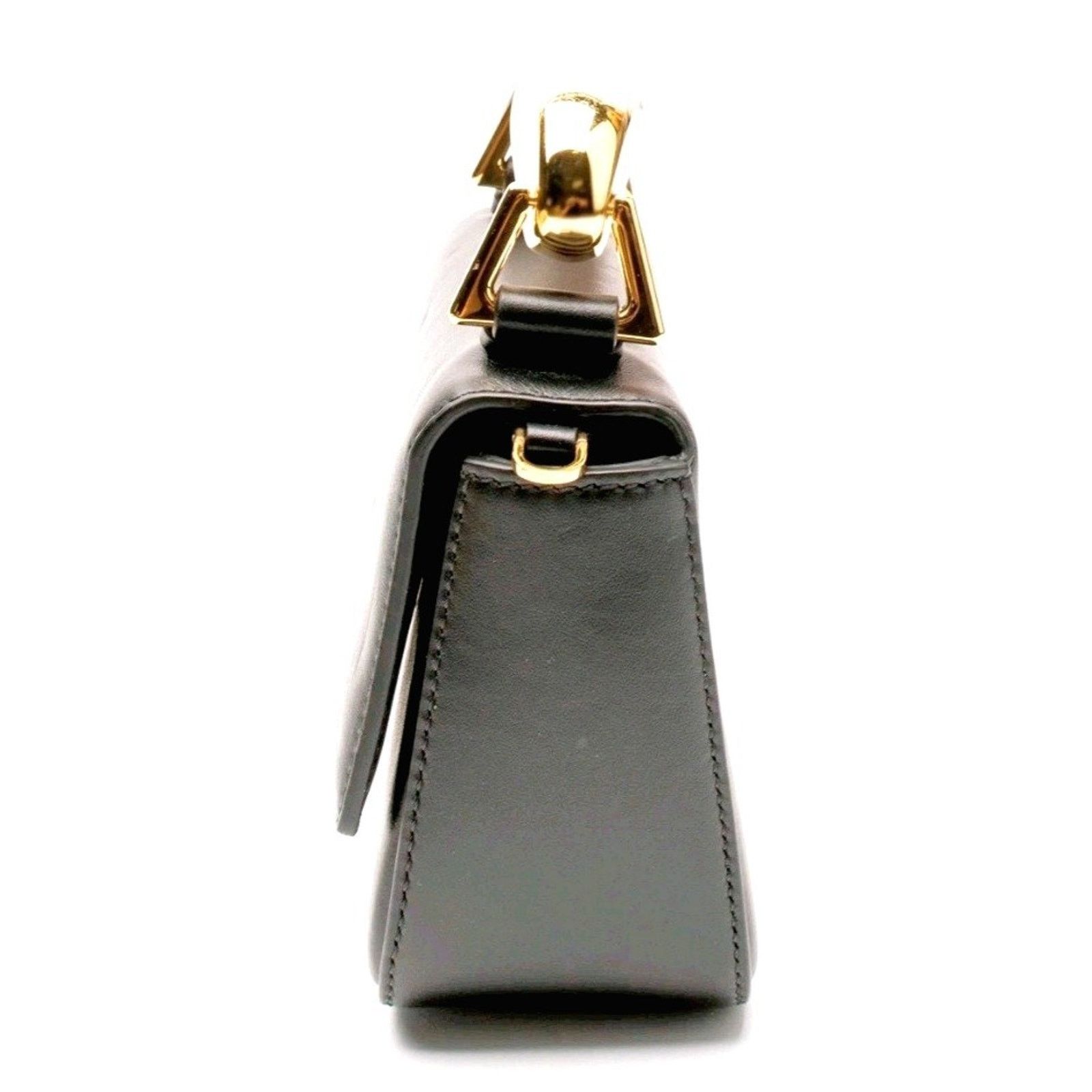 Tom Ford RRP$3200 TOM FORD Leather Satchel Bag Logo Metal Handle Size ONE SIZE - 2 Thumbnail