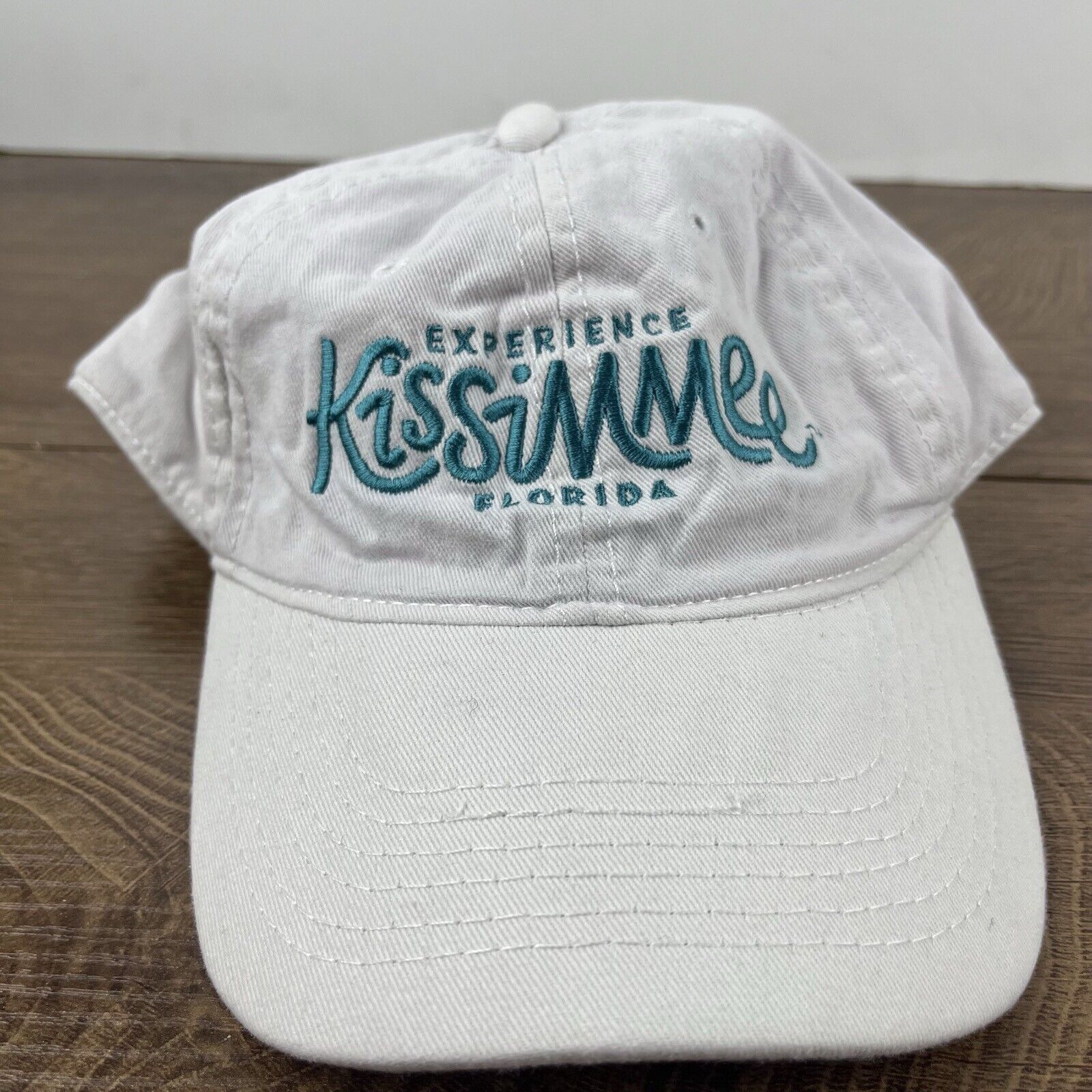 Other Kissimmee Florida Hat White Cap Hat Adjustable Hat White Adu Size ONE SIZE - 5 Thumbnail