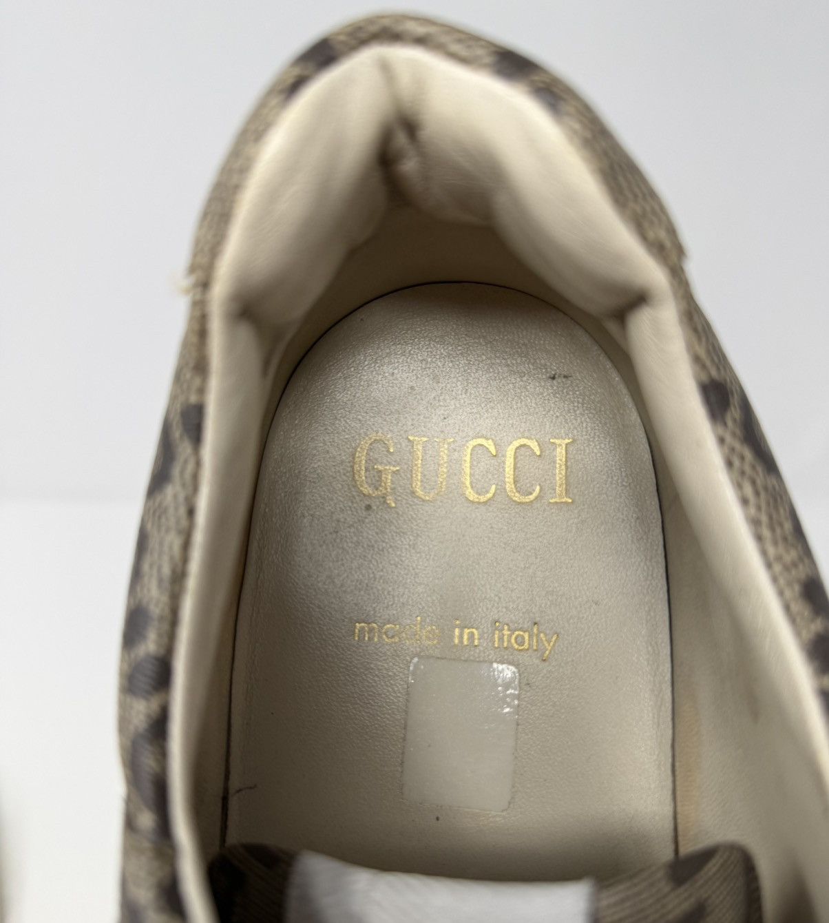 Gucci Gucci Rhyton GG Beige Sneaker Size US 12 / EU 45 - 8 Thumbnail