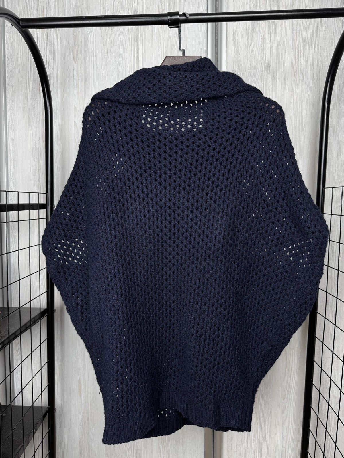 Other Della Ciana open knit poncho wool cashmere silk sweater Size M / US 6-8 / IT 42-44 - 9 Thumbnail