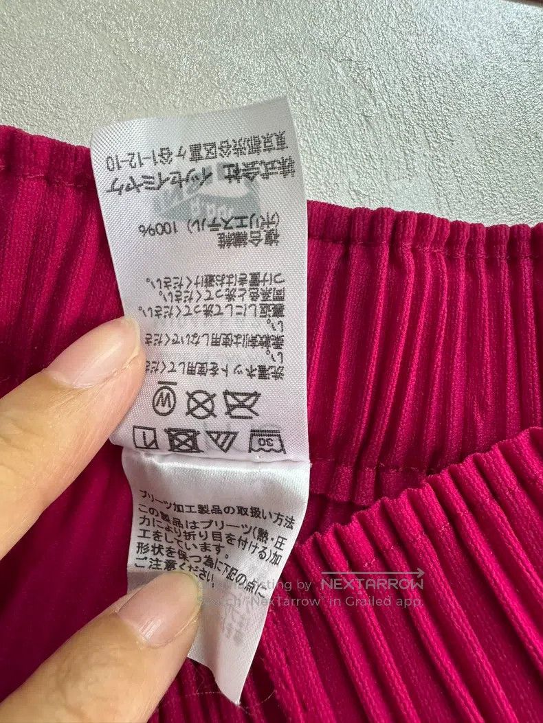Issey Miyake Issey Miyake size:one size Red Pants Size 22" - 4 Thumbnail