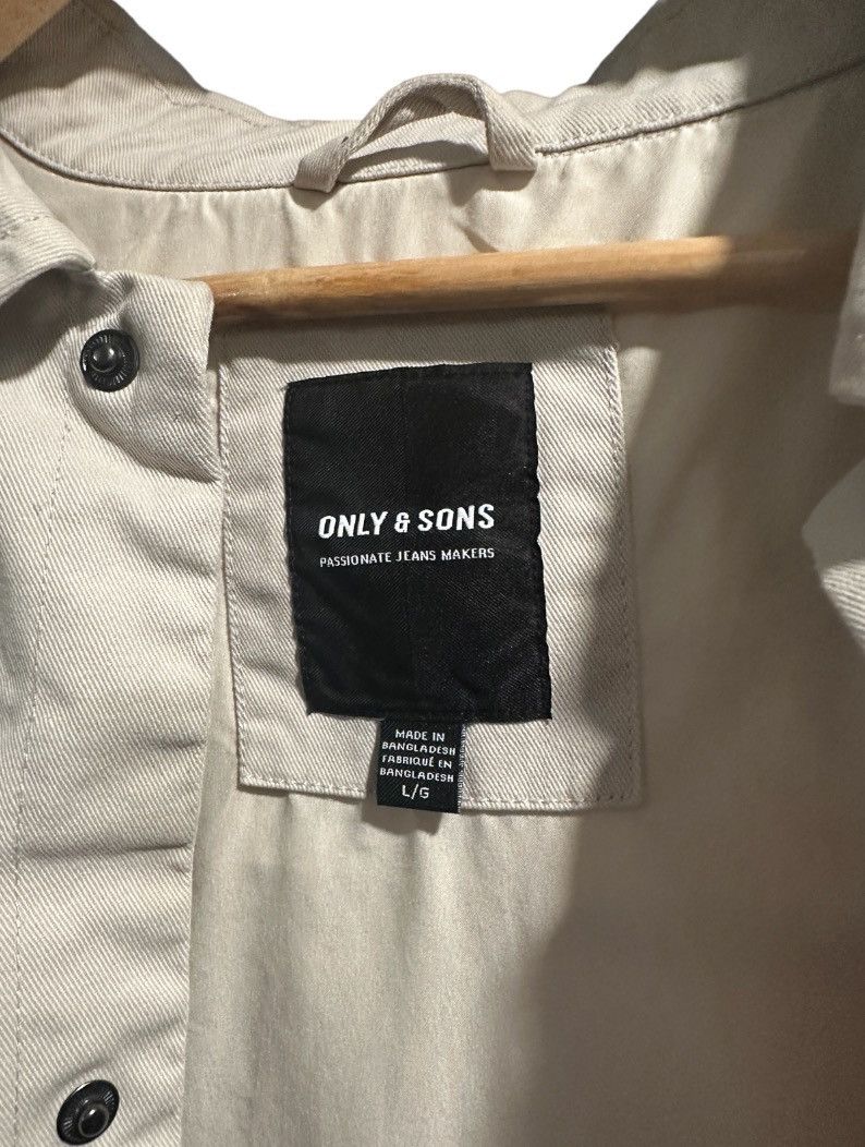 ONLY & SONS Only & Sons Egg White Light Coat Size US L / EU 52-54 / 3 - 3 Thumbnail