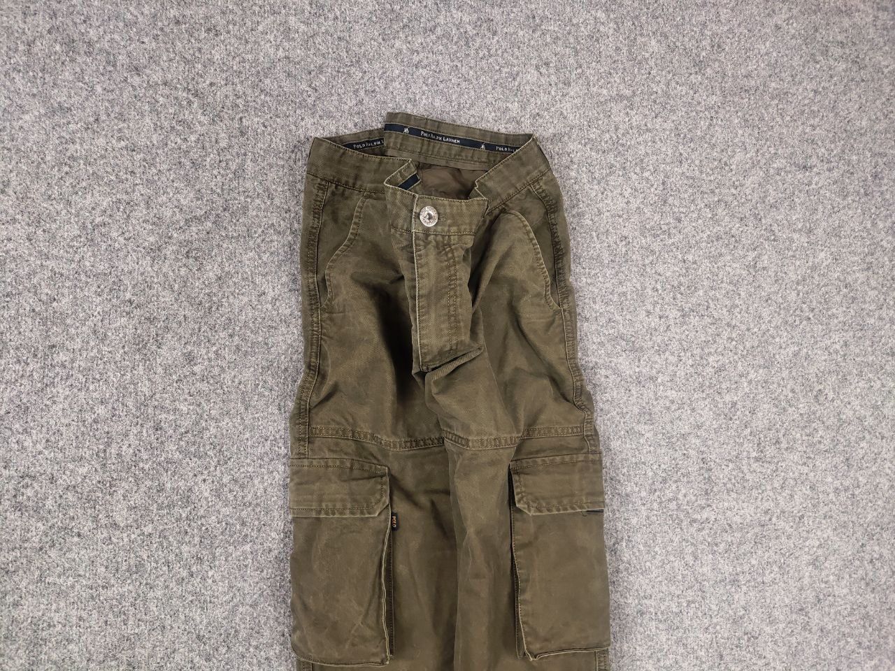 Polo Ralph Lauren Vintage 90's Polo Ralph Lauren Canvas Military Cargo Pants Size US 34 / EU 50 - 4 Thumbnail