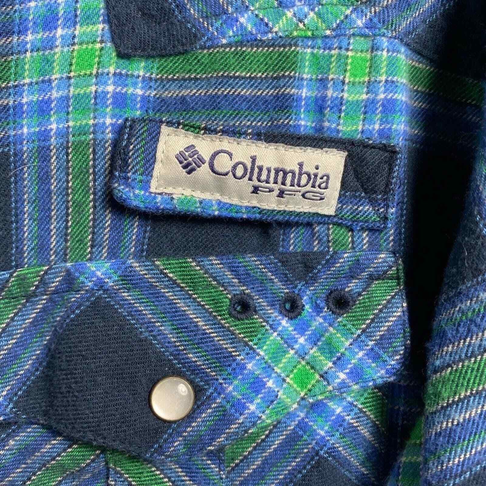 Columbia Columbia PFG MensLarge Vented Button Down Shirt Flannel GORP Size US L / EU 52-54 / 3 - 6 Thumbnail