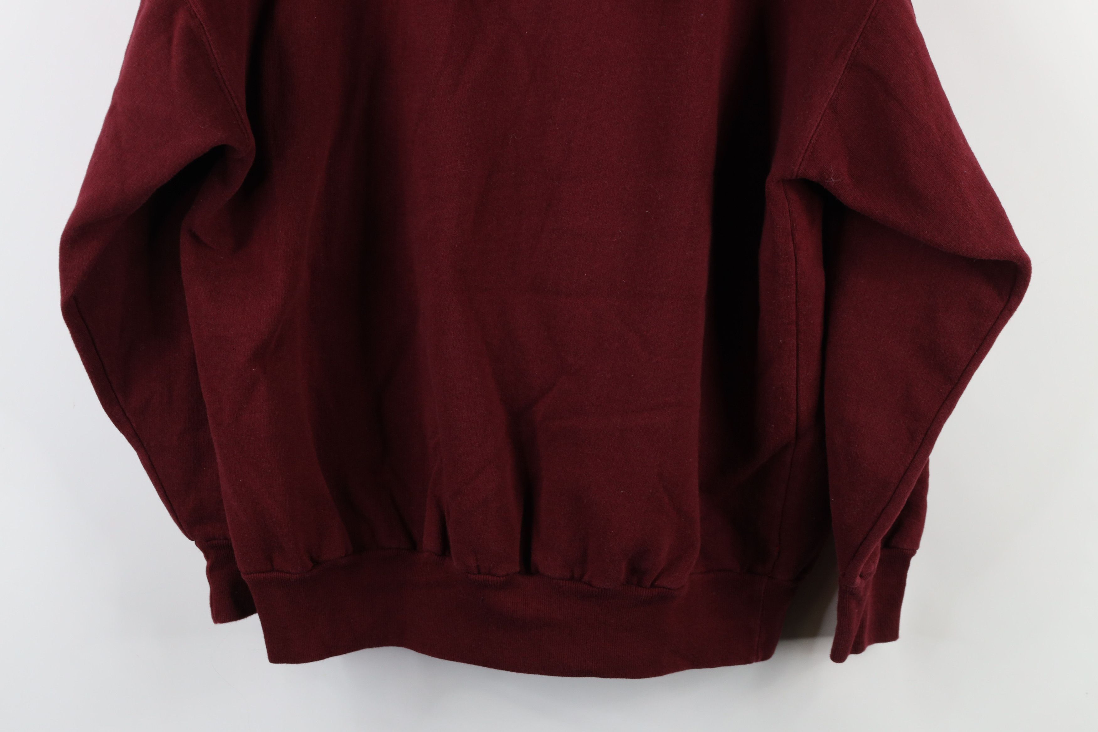 Vintage Vintage 90s Harvard University Hoodie Sweatshirt Red Size XL / US 12-14 / IT 48-50 - 12 Thumbnail