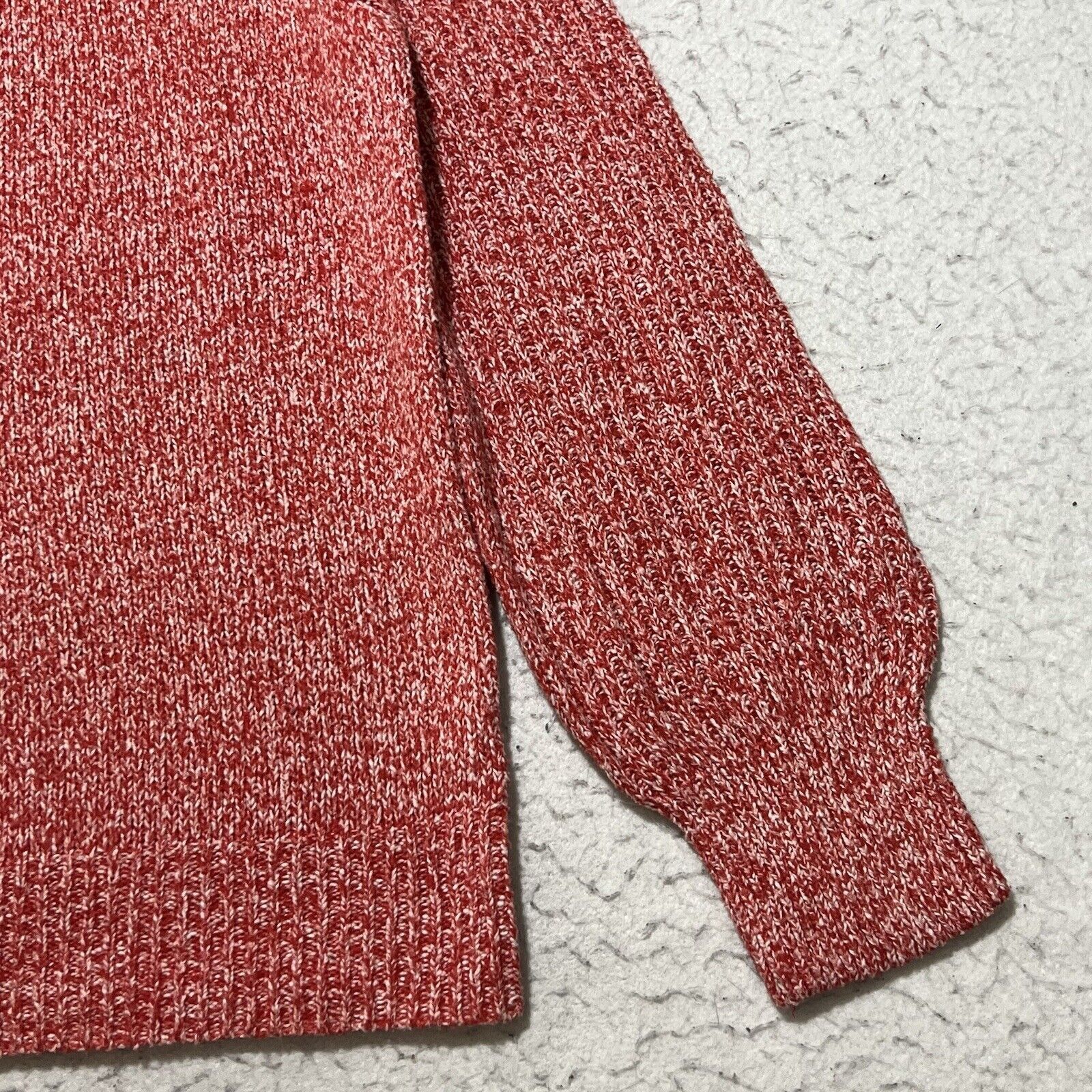 Lauren Ralph Lauren Nine West Marled Red Turtle Neck Sweater Knit Pullover Top Size S / US 4 / IT 40 - 9 Thumbnail