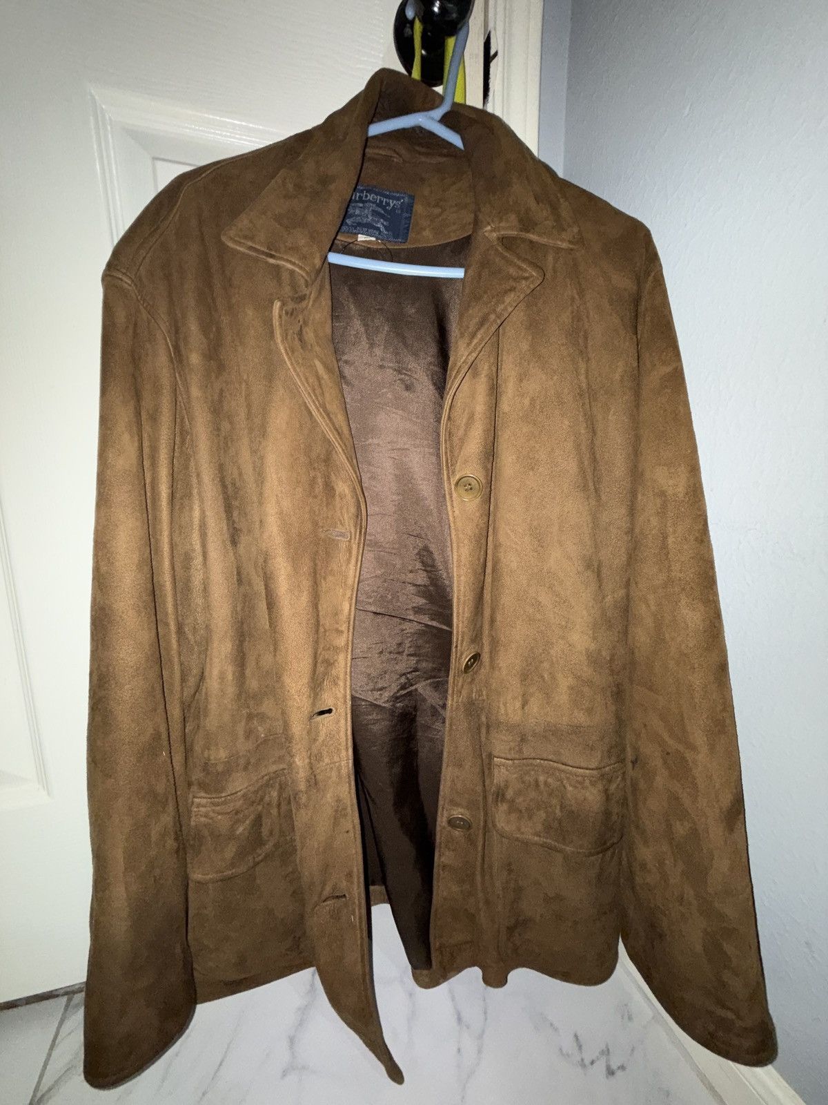 Burberrys vintage leather jacket
