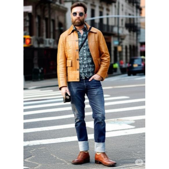 Vintage Vintage 70's Mens Butter Soft Tan Leather Blazer M Size US M / EU 48-50 / 2 - 4 Thumbnail