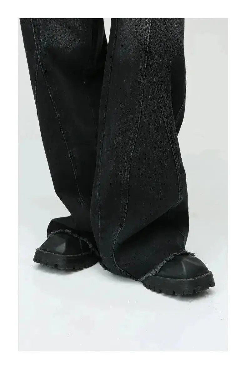 Japanese Brand Streetwear Baggy Loose Wide Leg Jeans Pants Size US 32 / EU 48 - 3 Thumbnail
