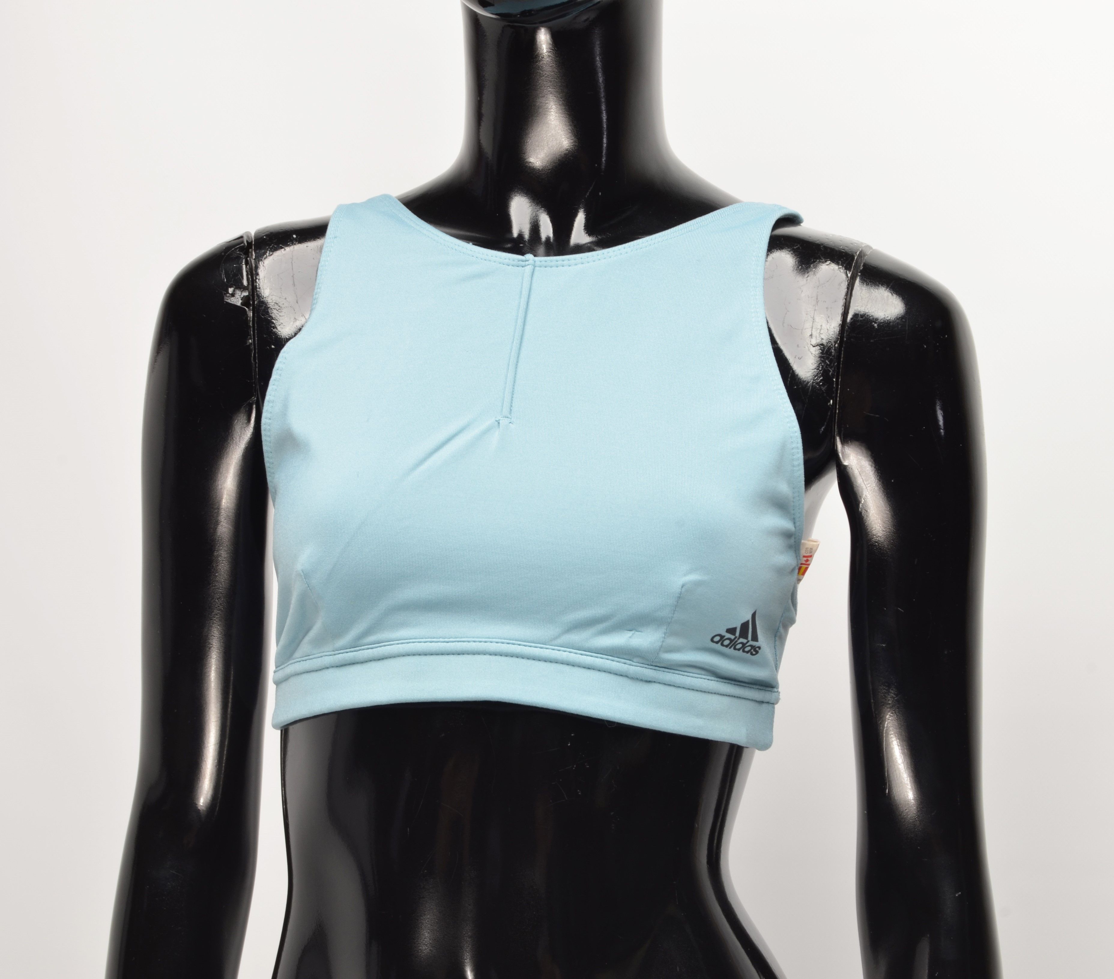 Adidas Adidas Vintage 90's Blue Cropped Sport Top Size M / US 6-8 / IT 42-44 - 2 Thumbnail