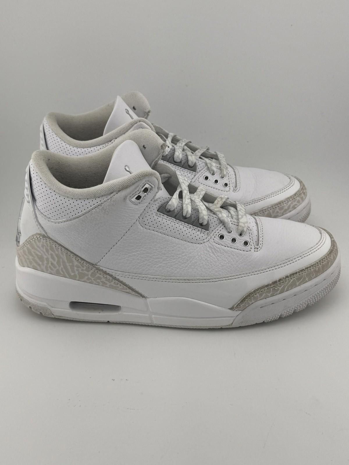 Jordan Brand Jordan 3 Pure Money 8.5 Used OG Box Size US 8.5 / EU 41-42 - 3 Thumbnail
