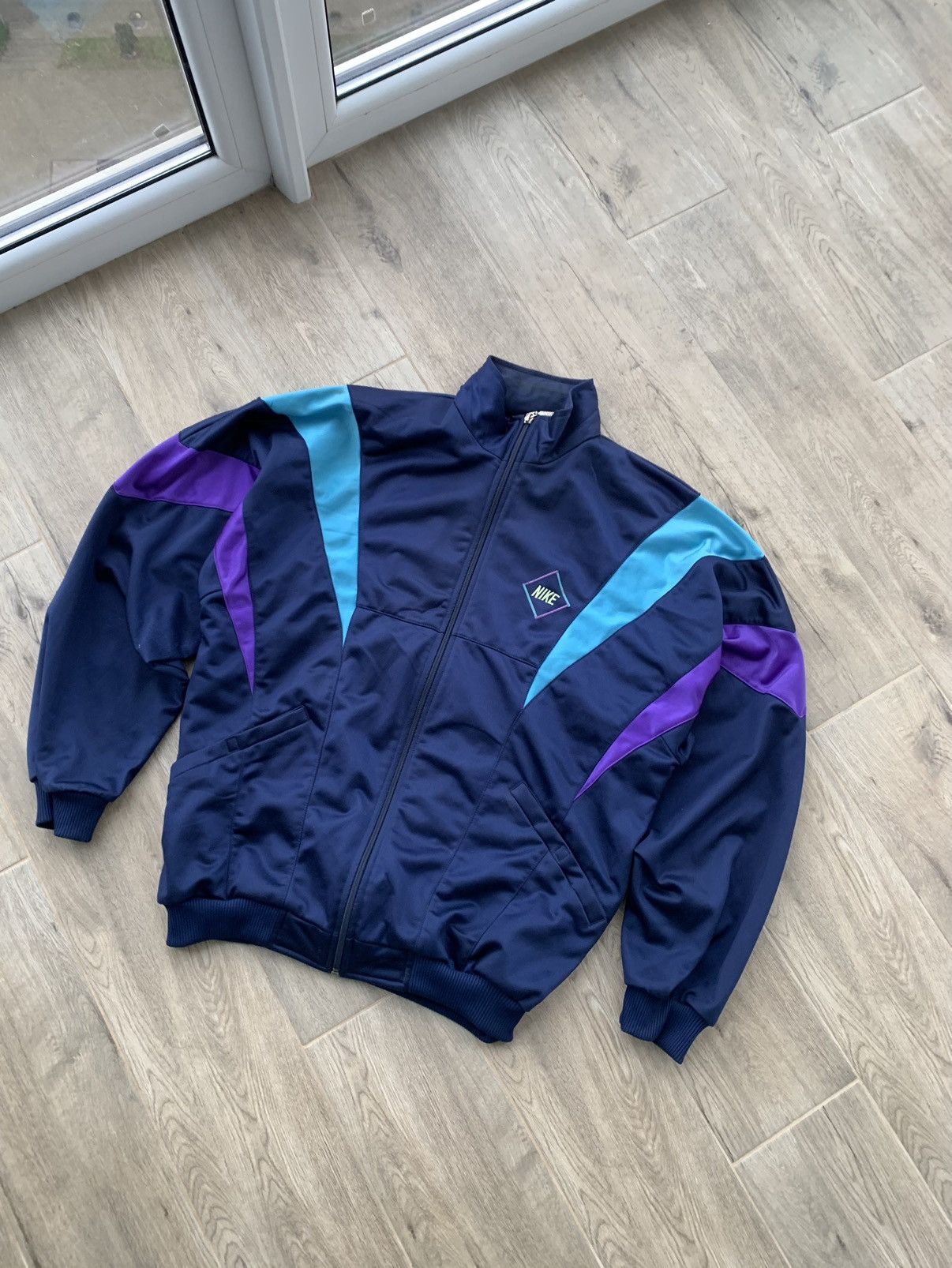 Nike × Vintage 🔥 VINTAGE NIKE 90s ZIP Up Size US S / EU 44-46 / 1 - 5 Thumbnail