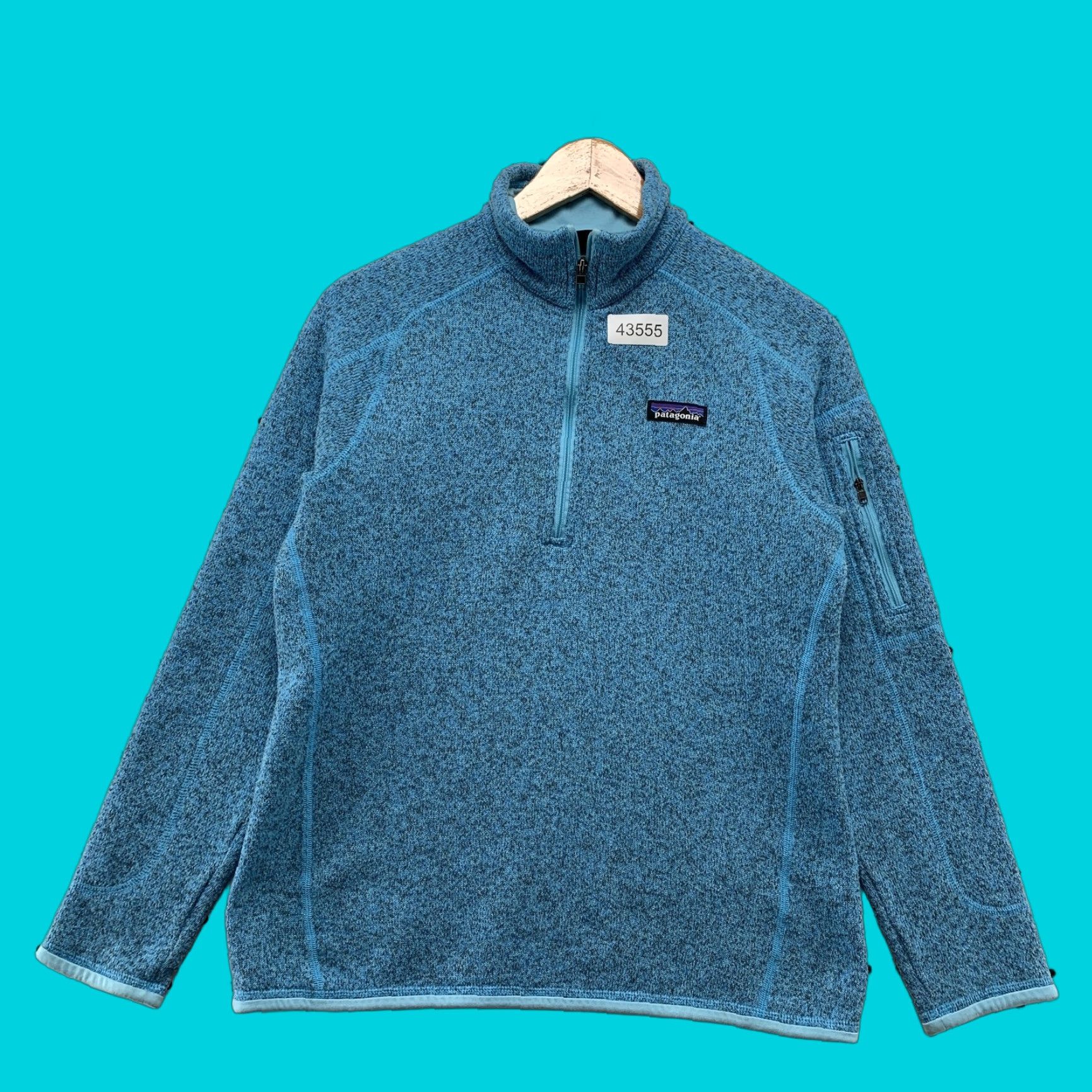 Patagonia Patagonia Better Sweater 1/4 Zip Pullover Womens Medium Blue Casual Shirt Size M / US 6-8 / IT 42-44 - 1 Thumbnail