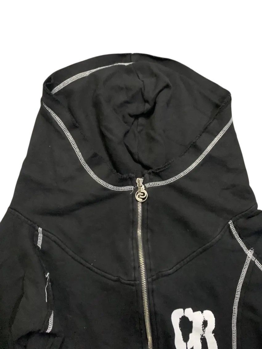 Japanese Brand Cerric Crazy Distressed Zip Up Jacket Hoodie Rock Punk Style Size M / US 6-8 / IT 42-44 - 14 Thumbnail