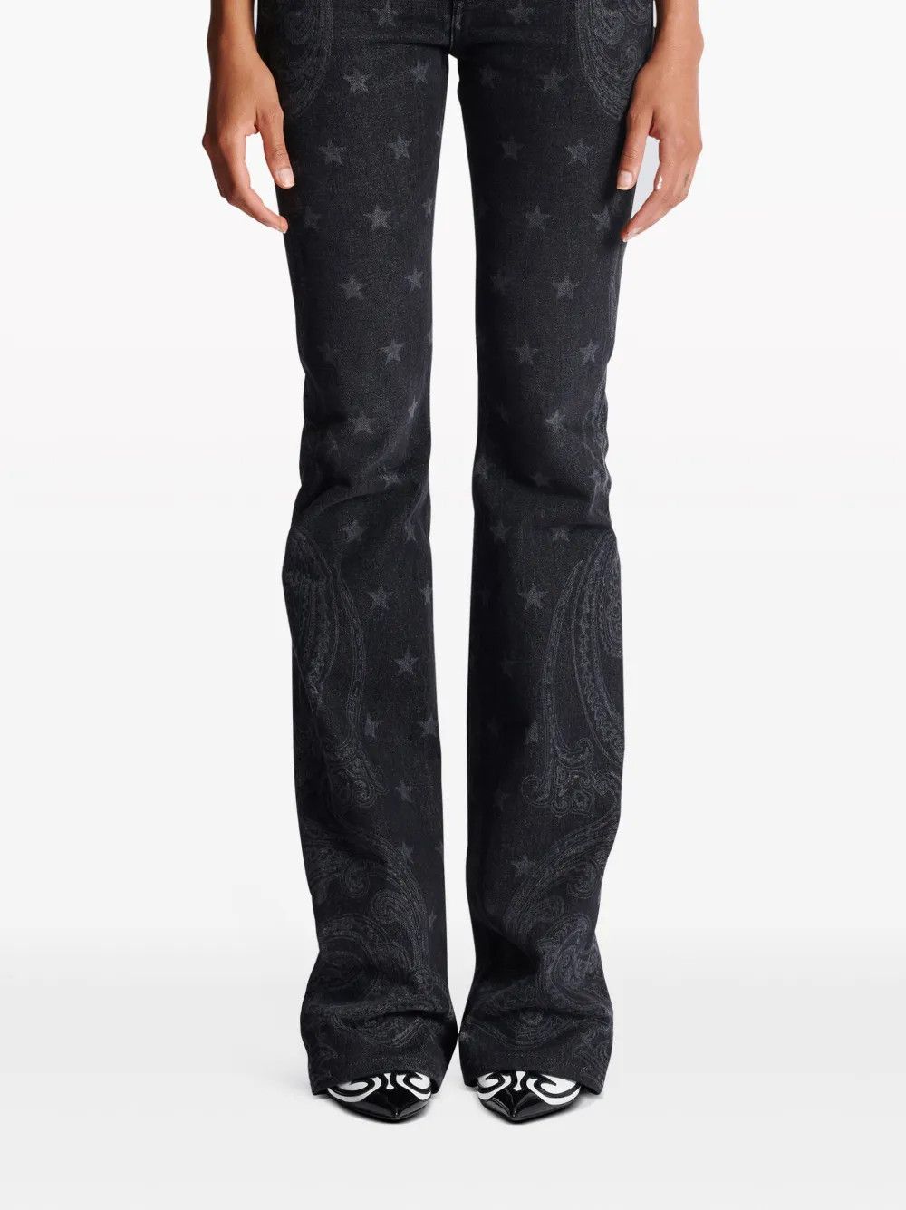 Balmain o1y0625 Denim Pant in Black Size 28" / US 6 / IT 42 - 2 Thumbnail