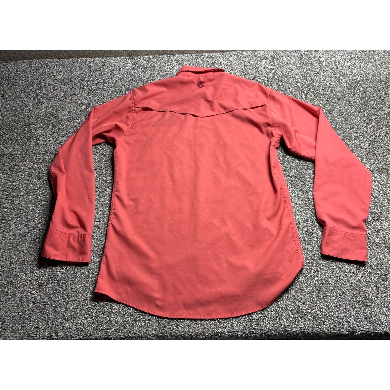 Vintage HOOEY Habitat Pearl Snap Fishing Shirt Mens Medium Vent Western Pink Shirt Size US M / EU 48-50 / 2 - 3 Thumbnail