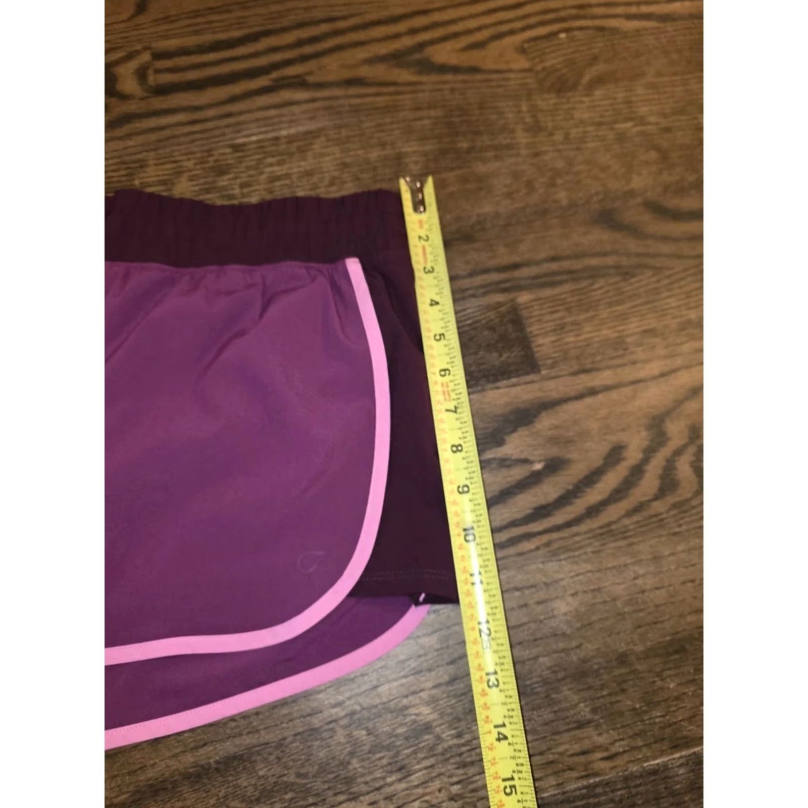 Vintage VINTAGE Gap Fit Lined Running Athletic Shorts Purple Pink Womens M Inseam 4 in Comfort Breathable Elastic Waist Easy Care Regular Size Mq Size 32" / US 10 / IT 46 - 6 Thumbnail