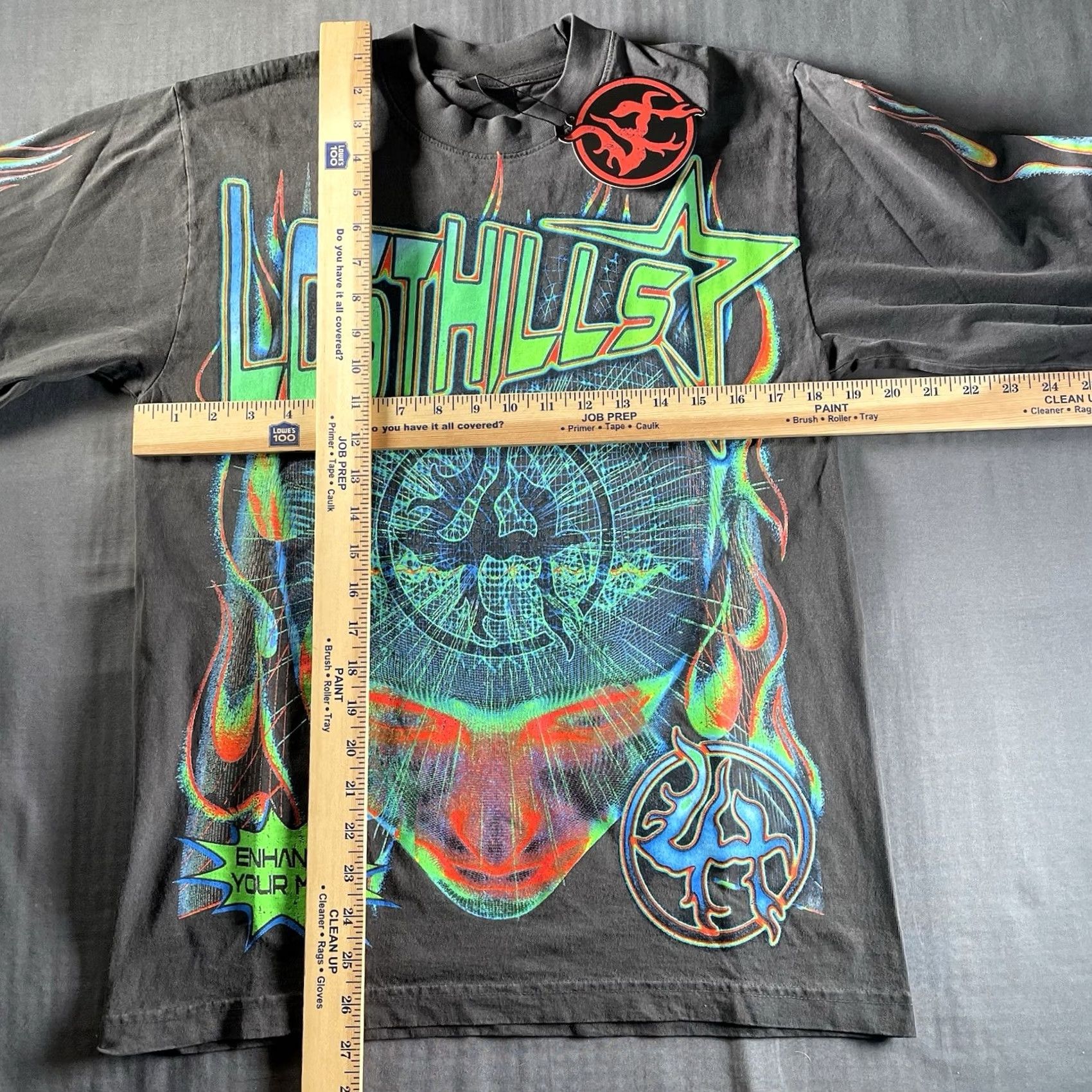 Vintage VINTAGE Lost Hills Long Sleeve Tee Shirt Black S Men Small Lost In The Hills Short Sleeve Designer Streetwear Shirt Mens Size S Size US S / EU 44-46 / 1 - 7 Thumbnail