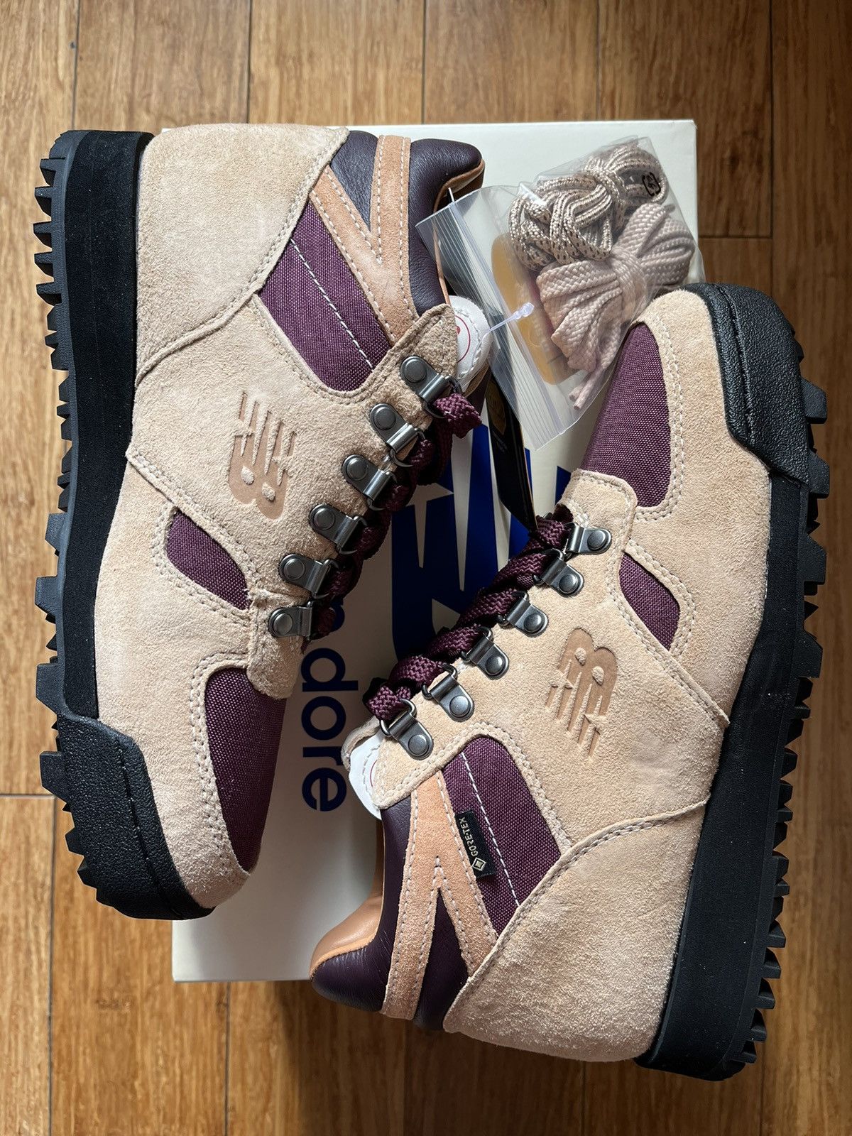 Aime Leon Dore × Goretex × New Balance US 6 ALD New balance Rainier boots Gore Tex burgundy tan Size US 6 / EU 39 - 3 Thumbnail