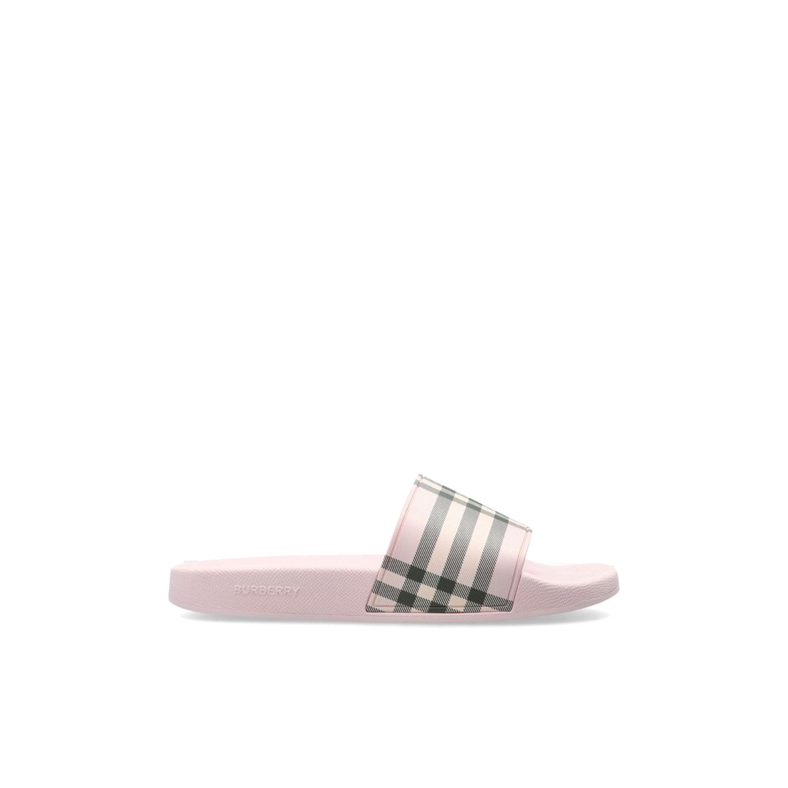 Burberry Pink Rubber Slide Sandals New & Authentic (Women's (Size 7)