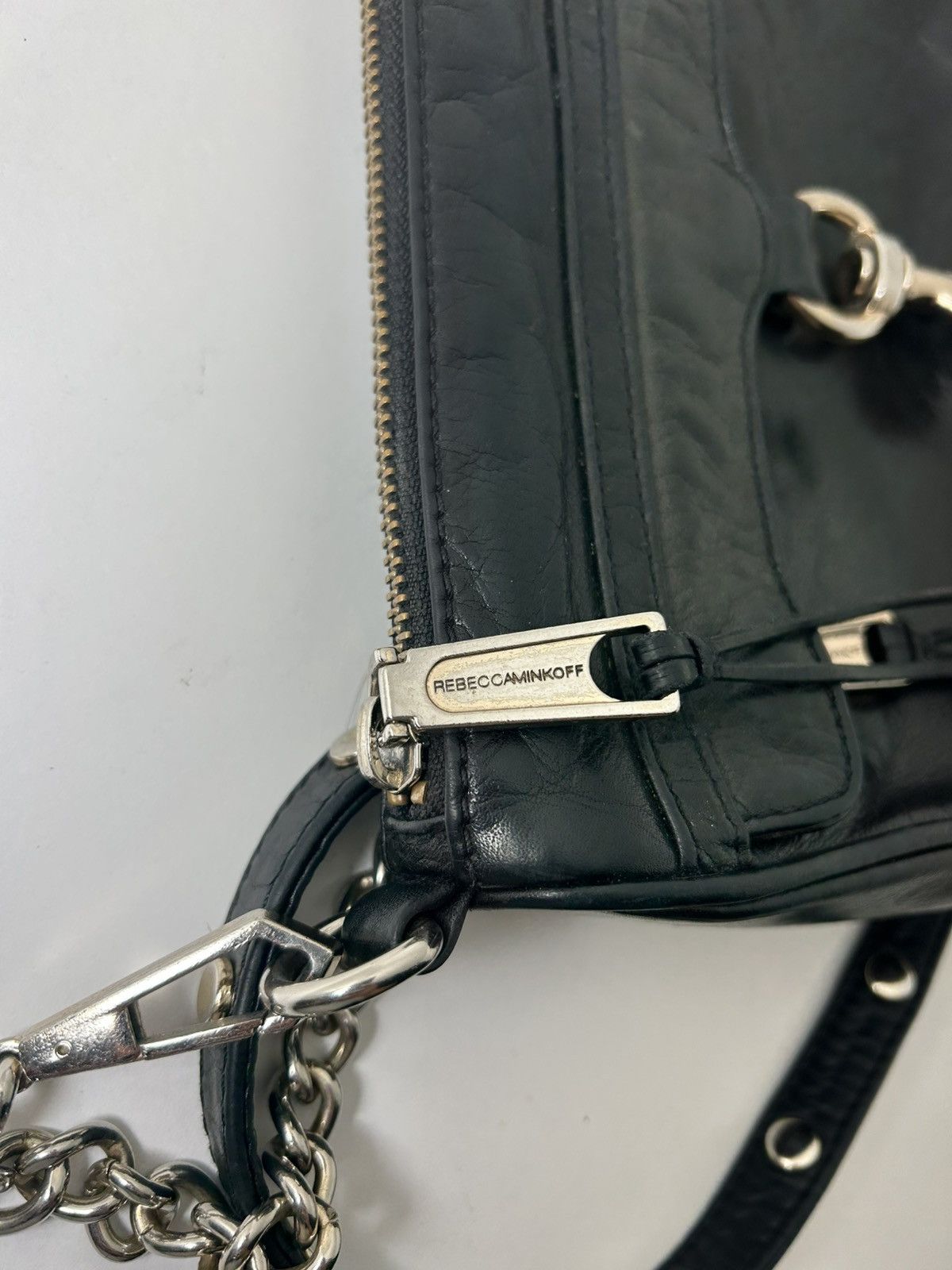 Rebecca Minkoff Rebecca Minkoff black leather mini M.A.C. Crossbody bag Size ONE SIZE - 4 Thumbnail
