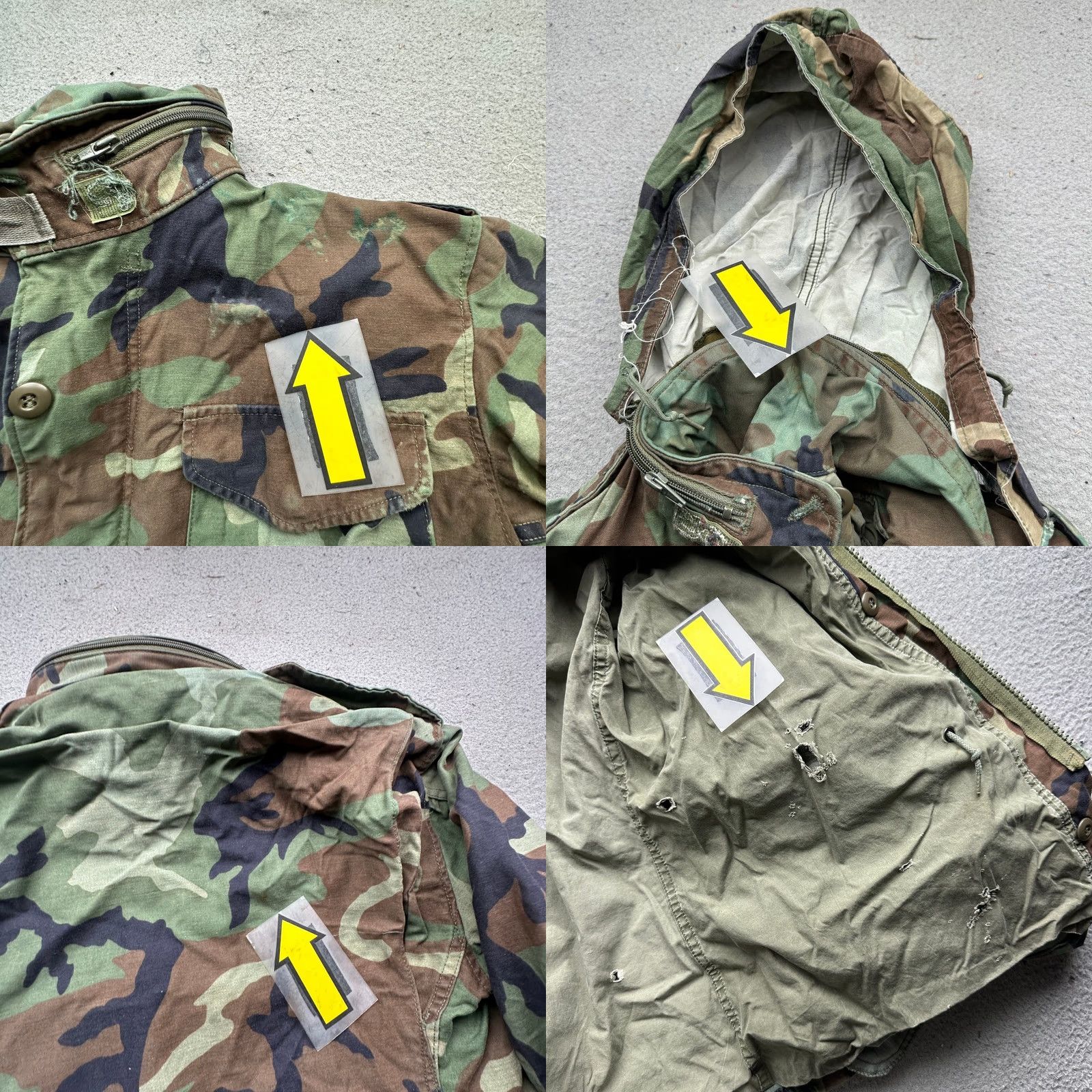 Vintage VINTAGE US ARMY M-65 FIELD JACKET Men Small Regular Woodland Military Camouflage Jacket Size US S / EU 44-46 / 1 - 8 Thumbnail