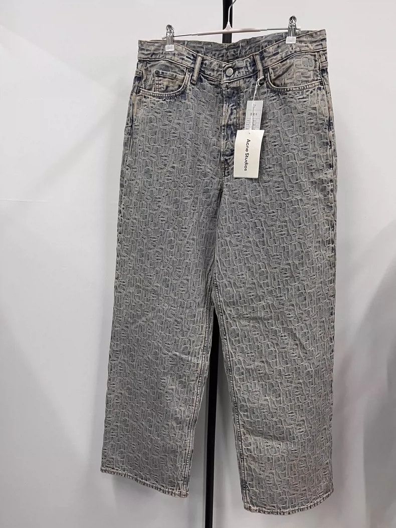Acne Studios acne studios Heavy-duty printed letter jeans 2506-Nextarrow Size US 34 / EU 50 - 1 Thumbnail
