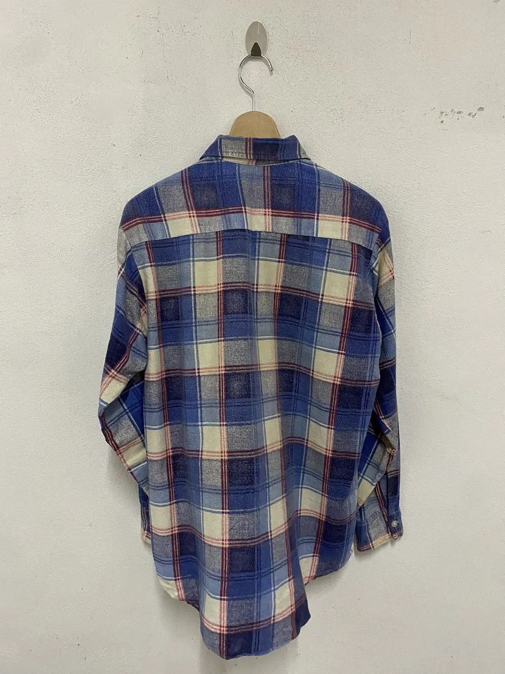 Vintage Japanese Brand Cascade Plaid Tartan Flannel Shirt Size US M / EU 48-50 / 2 - 6 Thumbnail