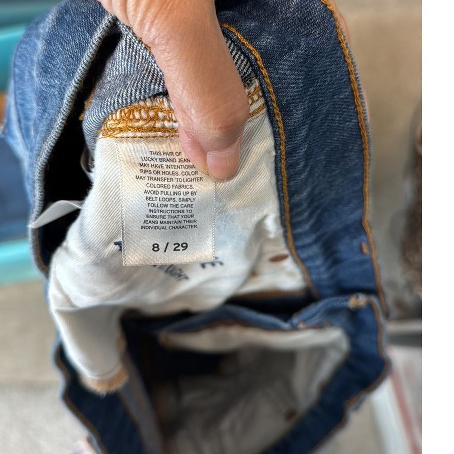 Lucky Brand Lucky Brand Jeans Womens 8/29 Mid Rise Authentic Straight Size 29" - 10 Thumbnail