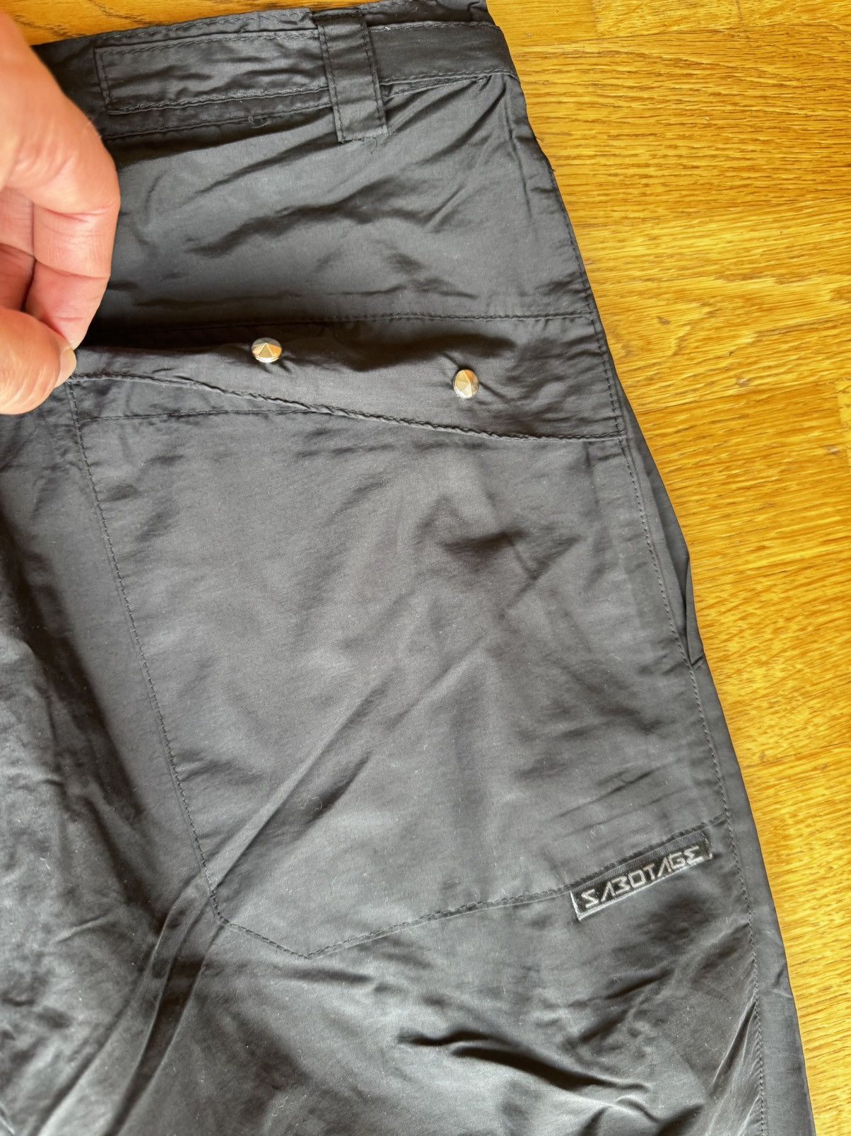 Walter Van Beirendonck NOS 1990‘s Sabotage Contrast Zip Panel/Rivet Rave Pants Size US 34 / EU 50 - 15 Thumbnail
