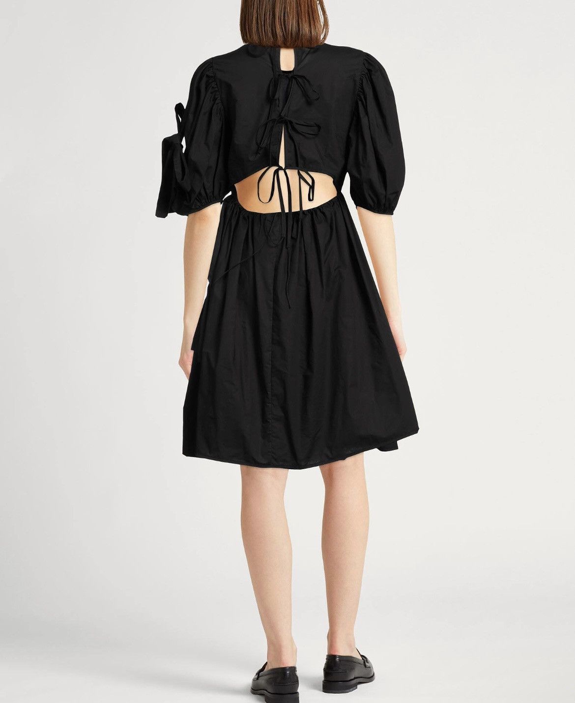 Cecilie Bahnsen CECILIE BAHNSEN Black Danita Midi Dress size US 8 Size M / US 6-8 / IT 42-44 - 3 Thumbnail