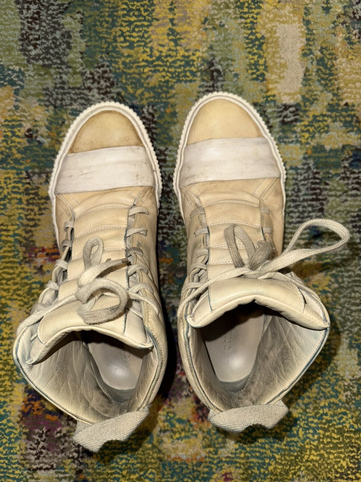 Boris Bidjan Saberi Boris Bidjan Saberi Grey Kangaroo Sneakers Size US 11 / EU 44 - 3 Thumbnail