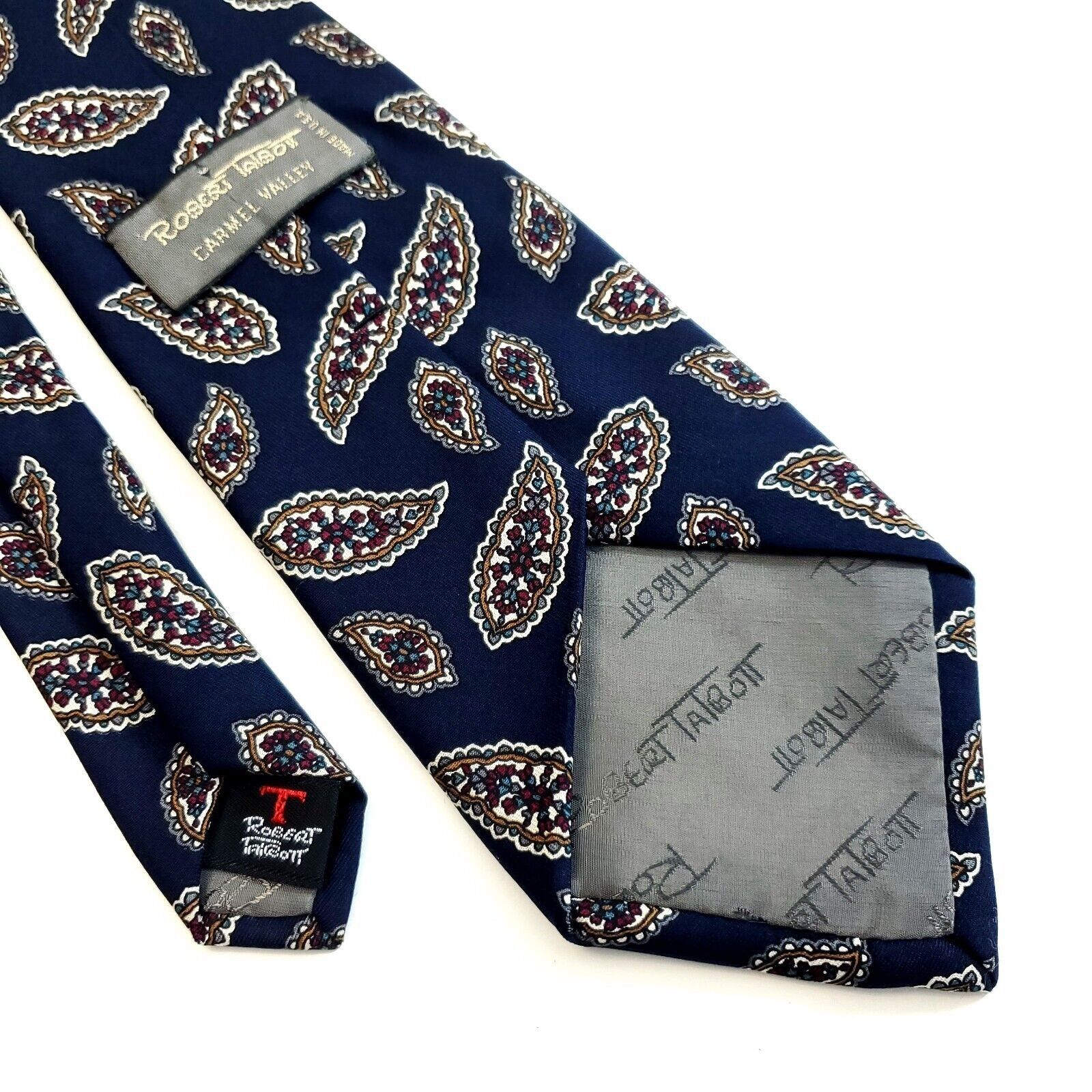 Robert Talbott Robert Talbott Carmel Valley Blue Paisley Print Silk Tie Size ONE SIZE - 6 Thumbnail