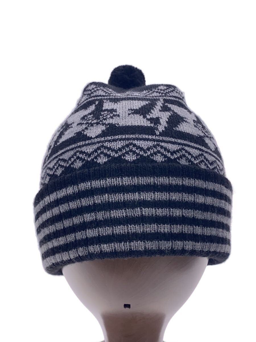 Hysteric Glamour Skull Striped Knit Beanie Size ONE SIZE - 1 Thumbnail