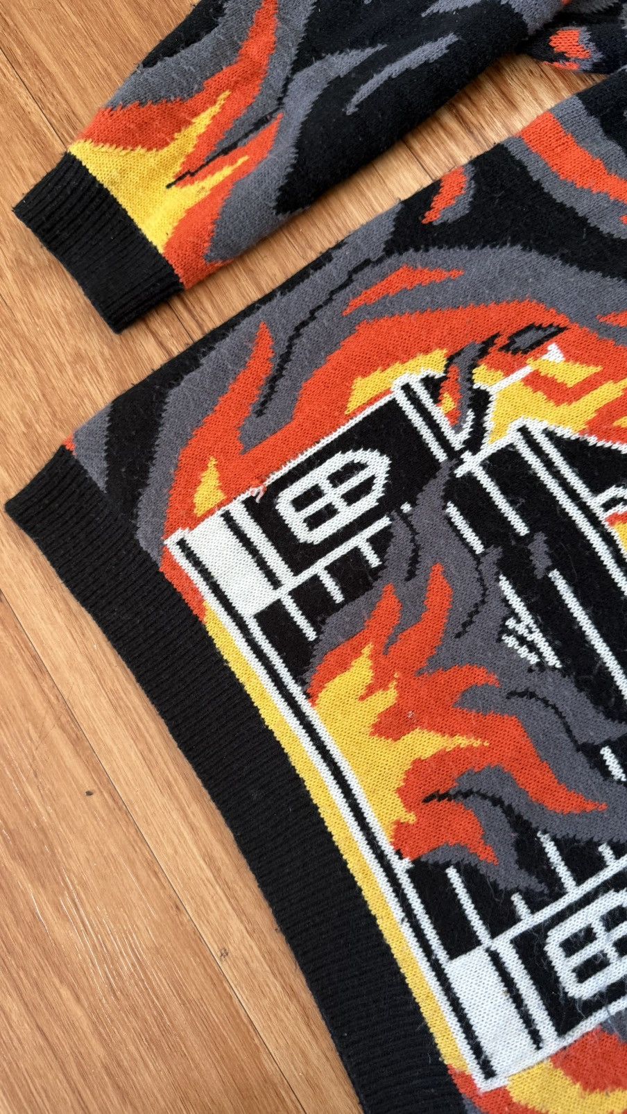 Vintage Vintage Bad Religion Christmas Sweater Oversized Wool L/XL Size US XL / EU 56 / 4 - 4 Thumbnail